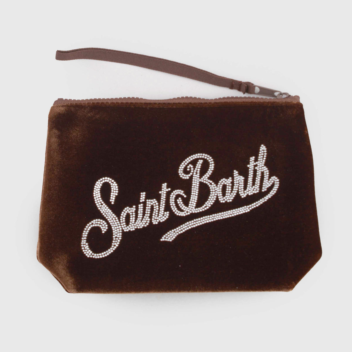 Pochette Aline in Velluto Marrone per Ragazza by MC2 SAINT BARTH