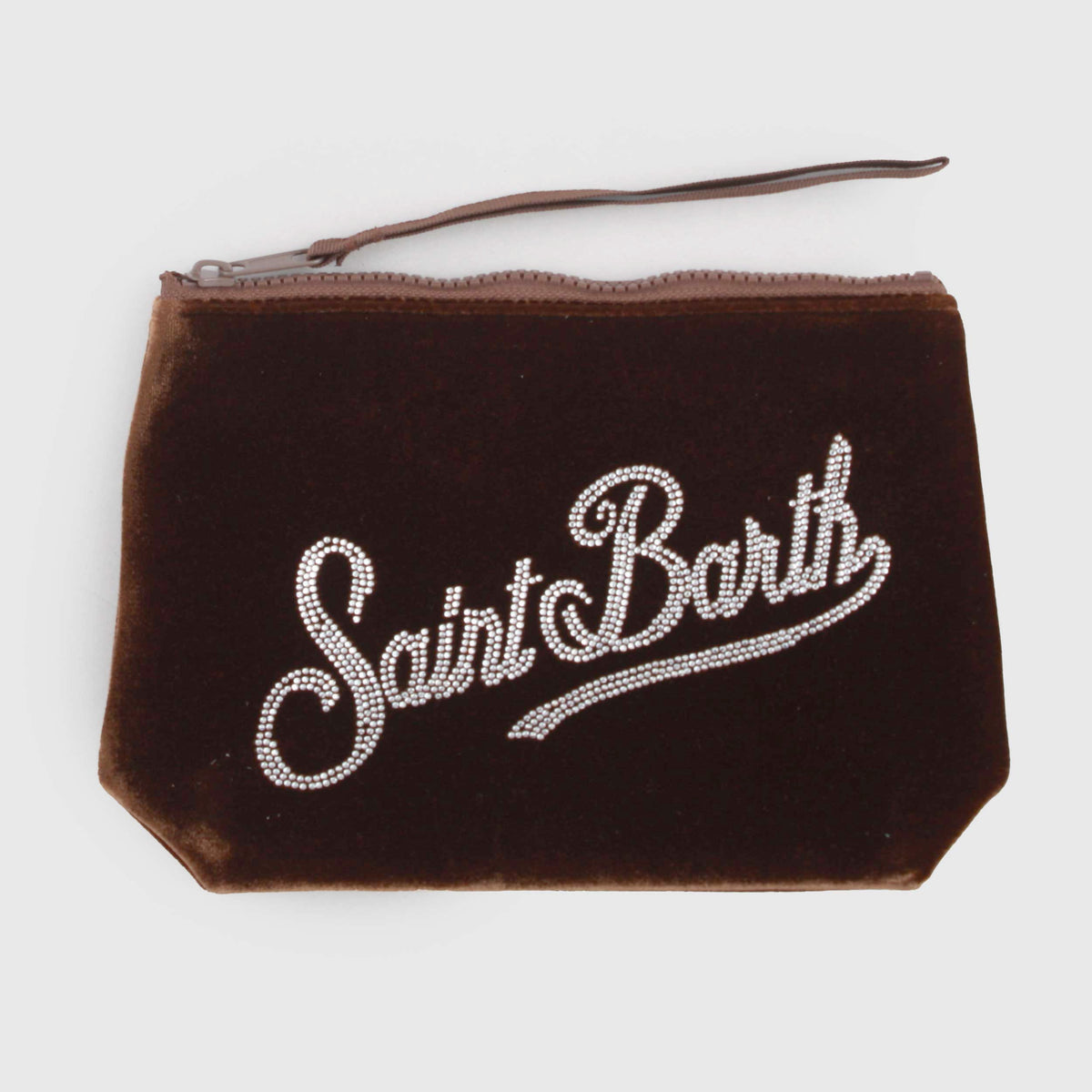 Pochette Aline in Velluto Marrone per Ragazza by MC2 SAINT BARTH