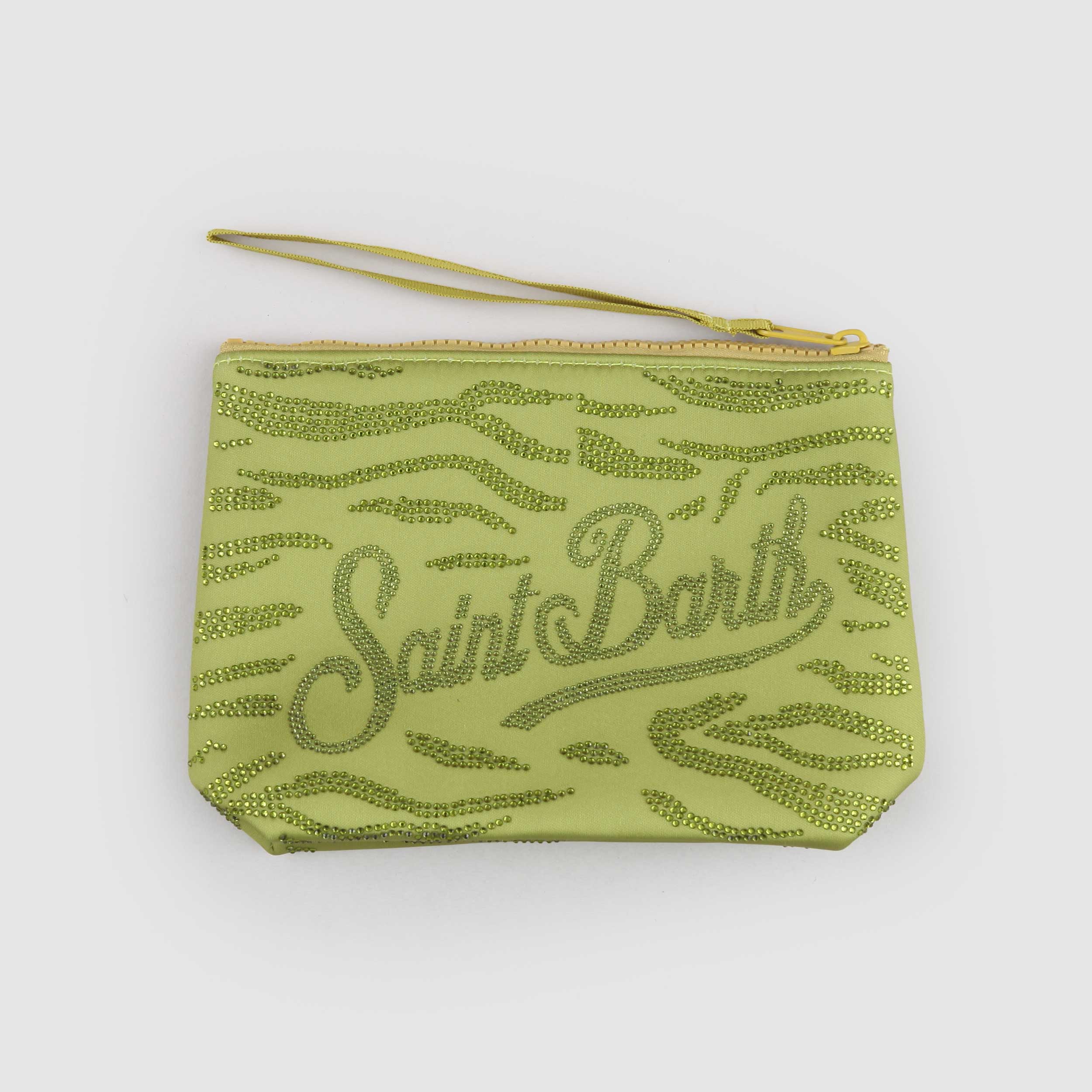 Pochette Fantasia Verde con Paillettes Firmata MC2 SAINT BARTH
