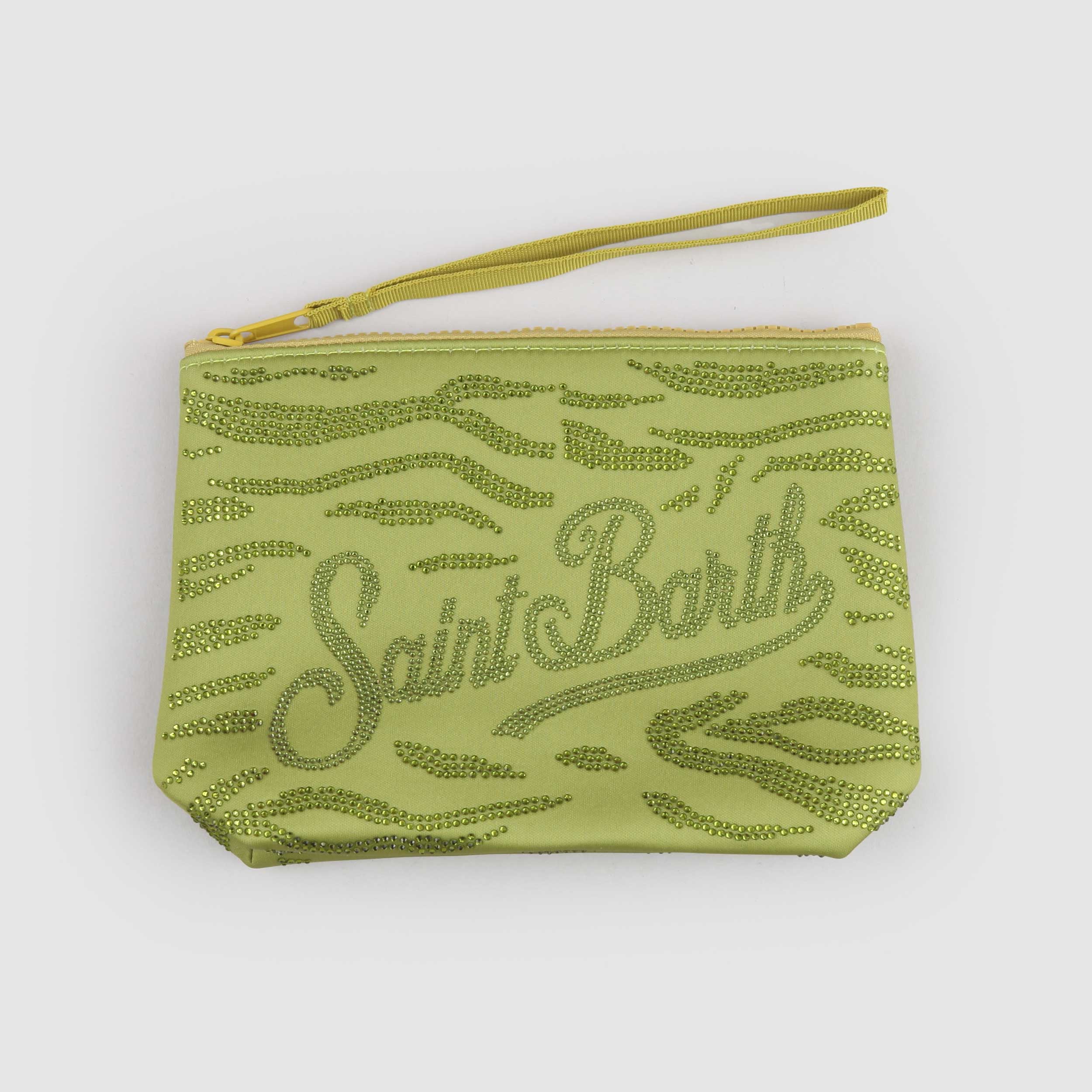 Pochette Fantasia Verde con Paillettes Firmata MC2 SAINT BARTH