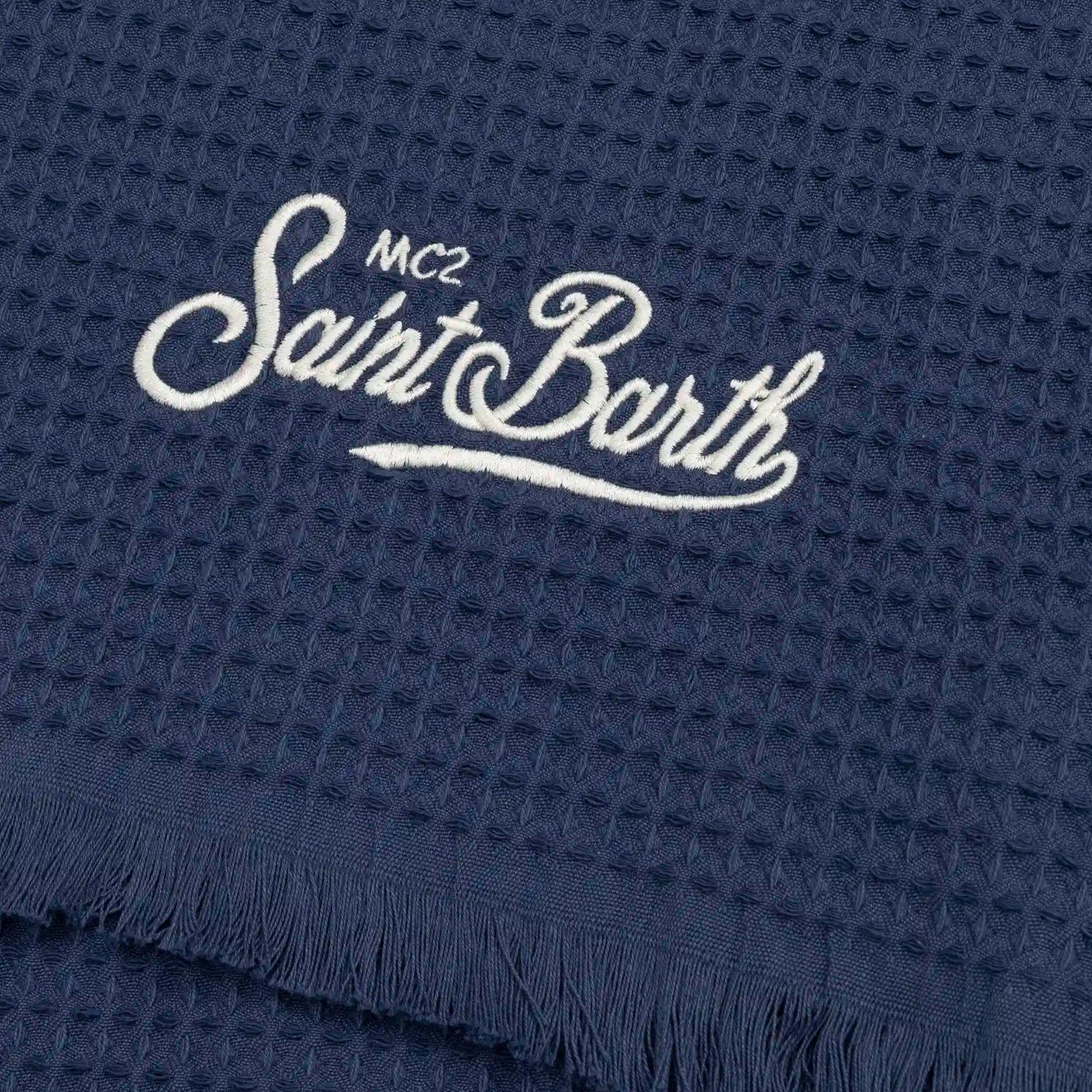 Telo Mare Foutasac Blu Navy Firmato MC2 SAINT BARTH