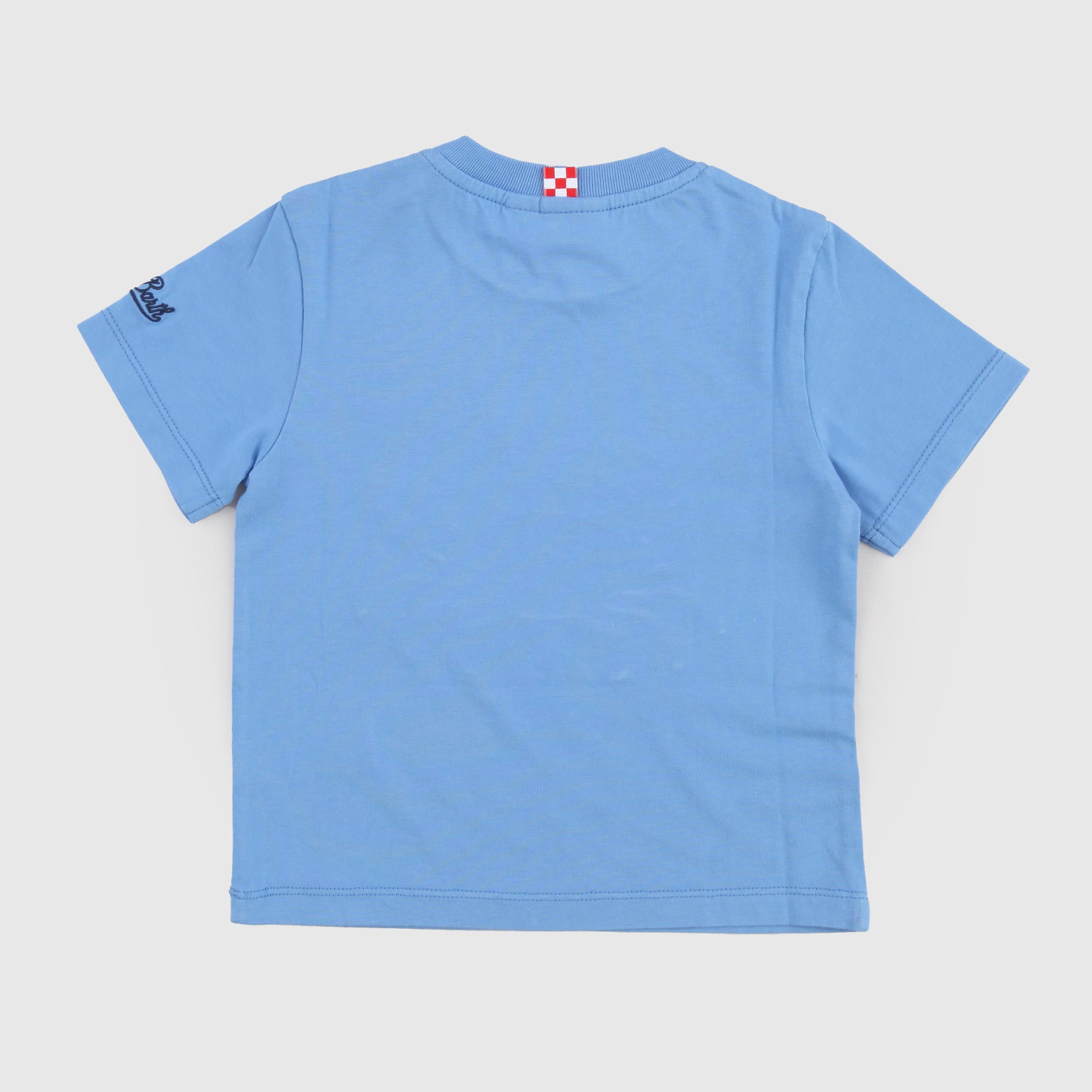 T-shirt Celeste Denver con Stampa By MC2 SAINT BARTH