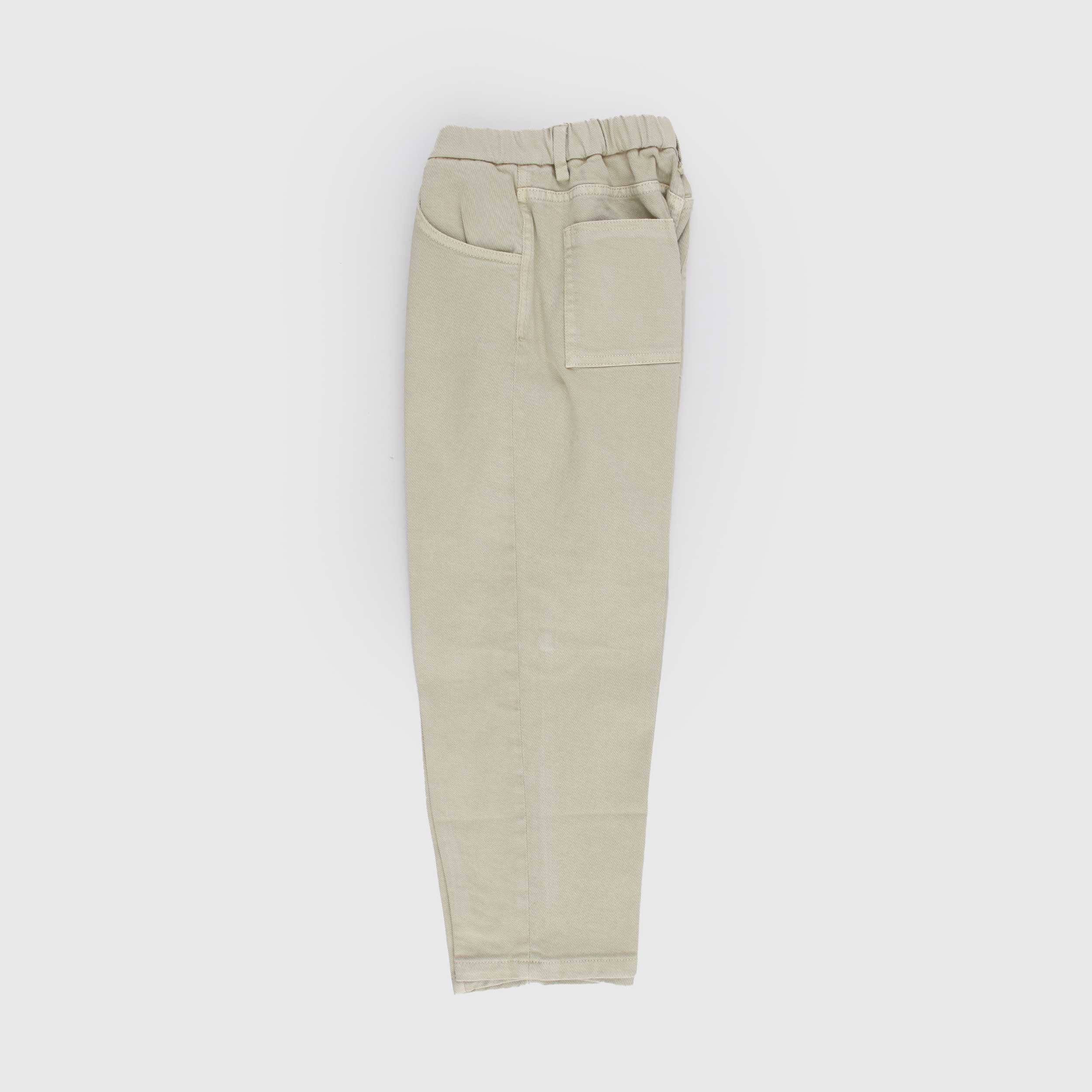 Beige Wide-Leg Trousers by MICHAEL COAL