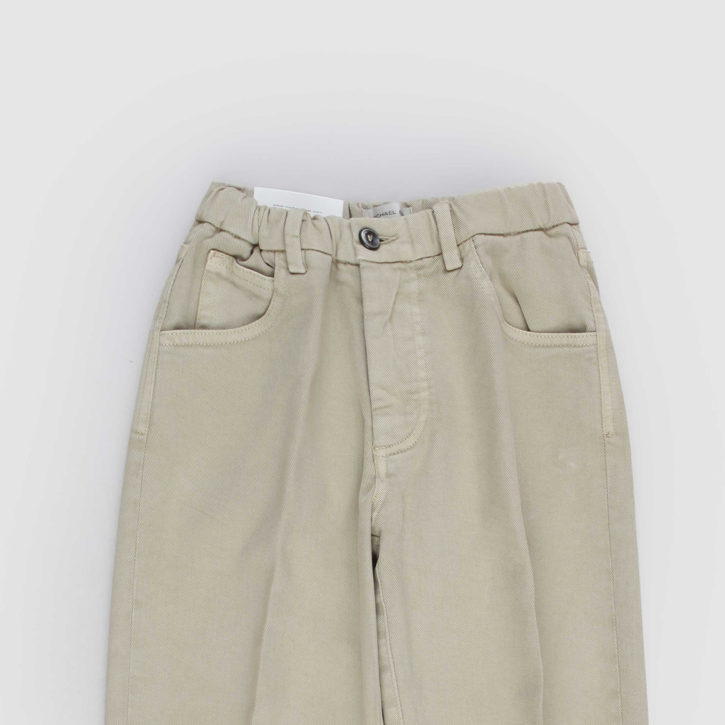 Pantalone Beige Modello Largo Firmato MICHAEL COAL