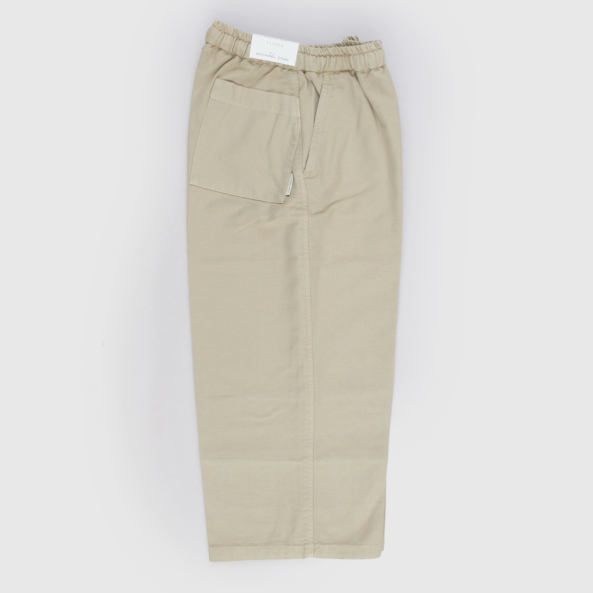 Beige Trousers with Slanted Pockets by MICHAEL COAL