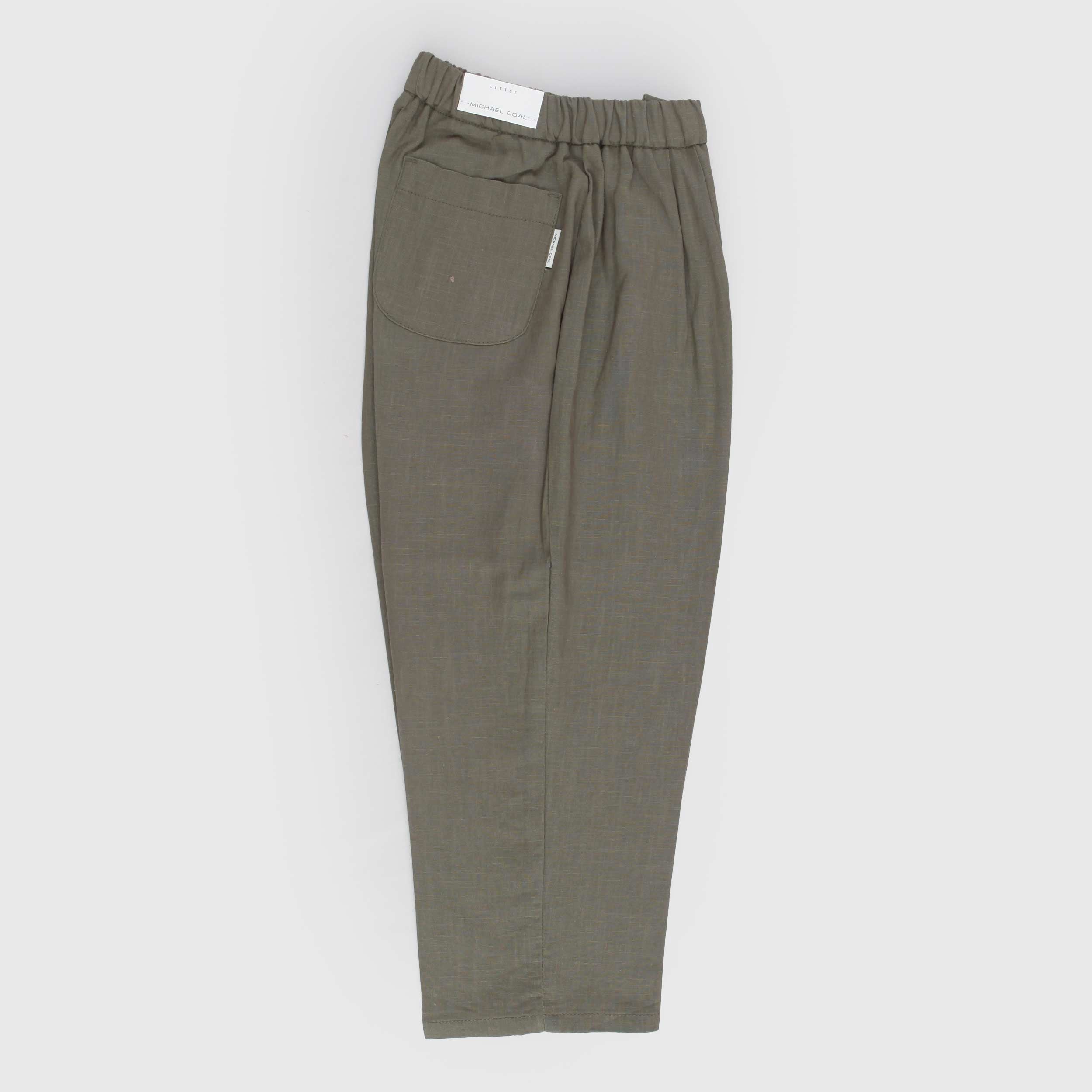 Green Trousers with Pleats by MICHAEL COAL