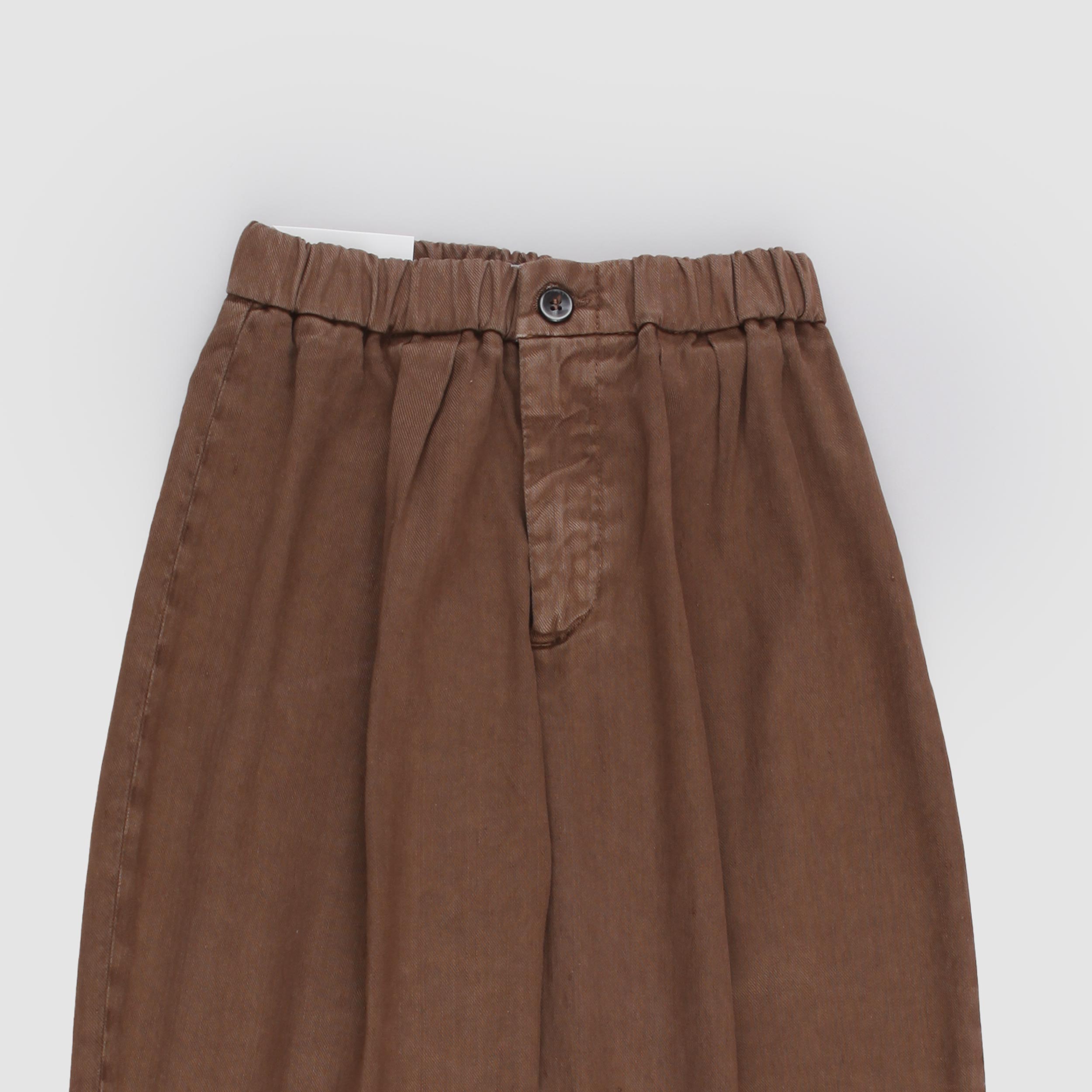 Pantalone Nocciola Modello Largo Firmato MICHAEL COAL