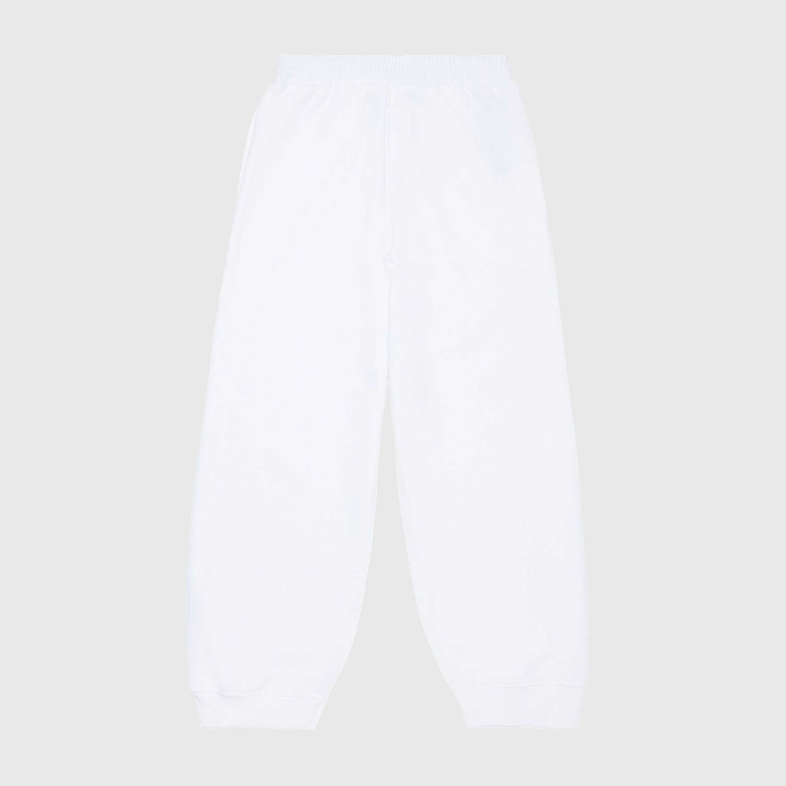 Pantalone Bianco con Stampa Nera Firmato MM6