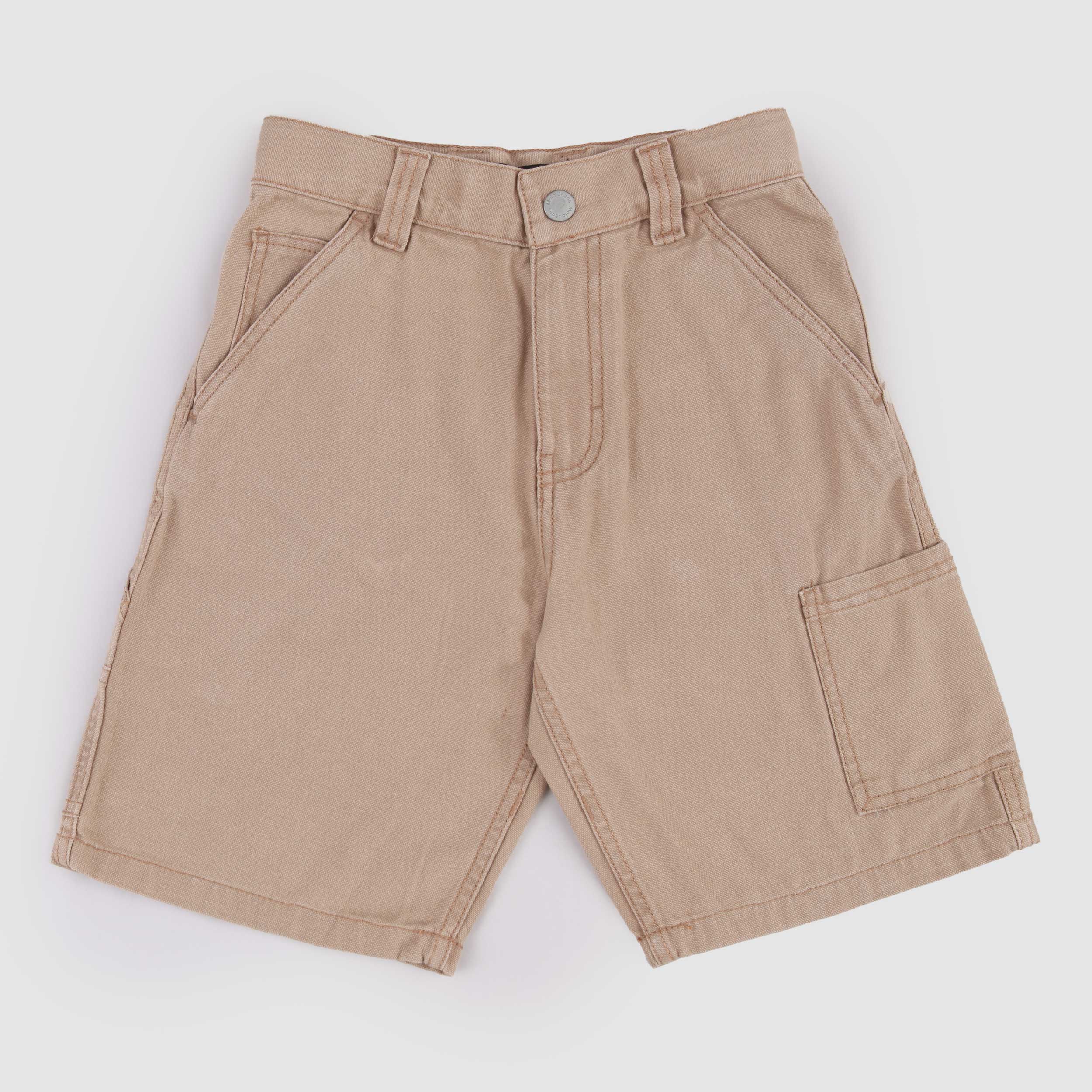 Bermuda Beige con Tasche Oblique Firmato MOLO