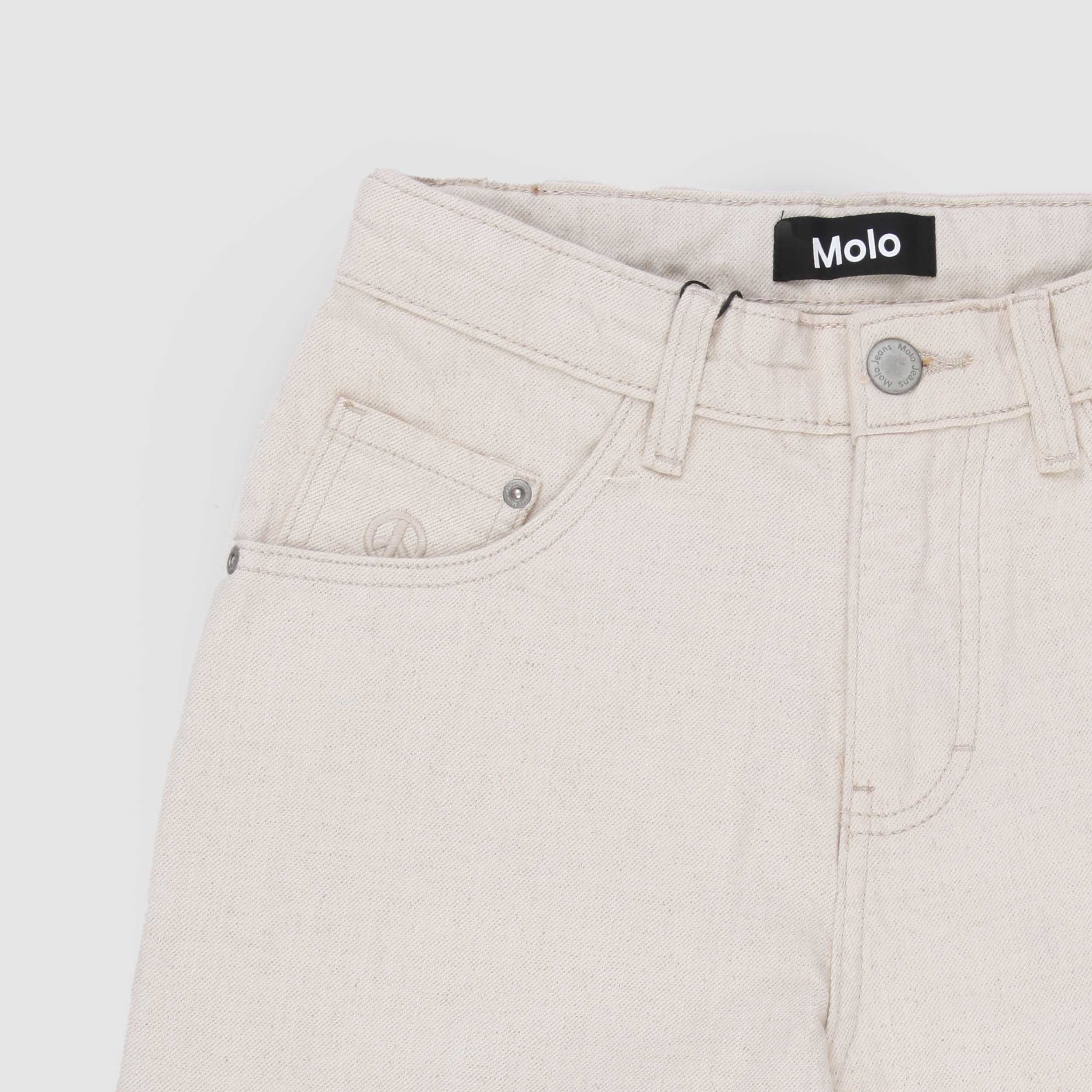 Jeans Bermuda Beige Alpha Firmato MOLO