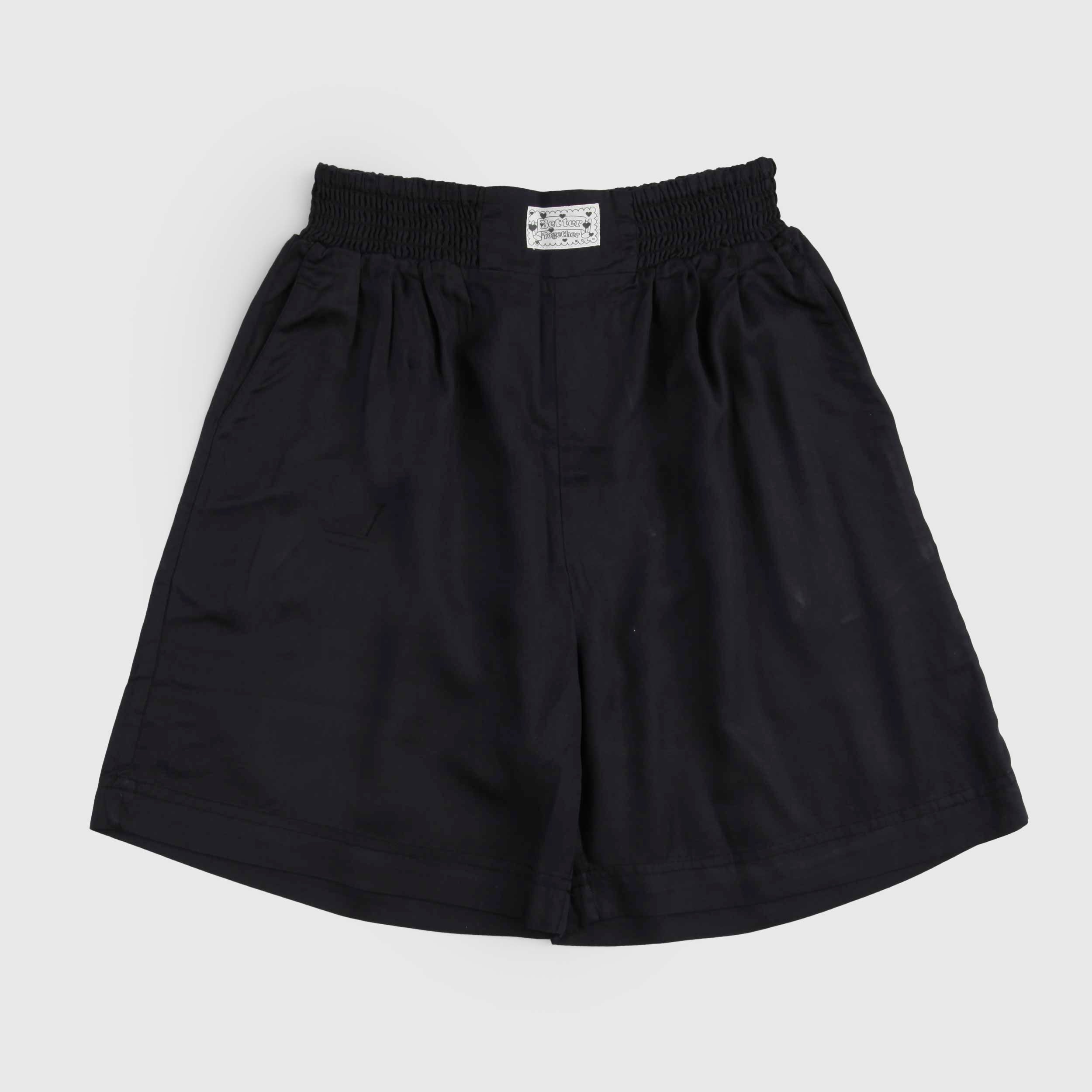 Black Bermuda Shorts with MOLO Signature Tag