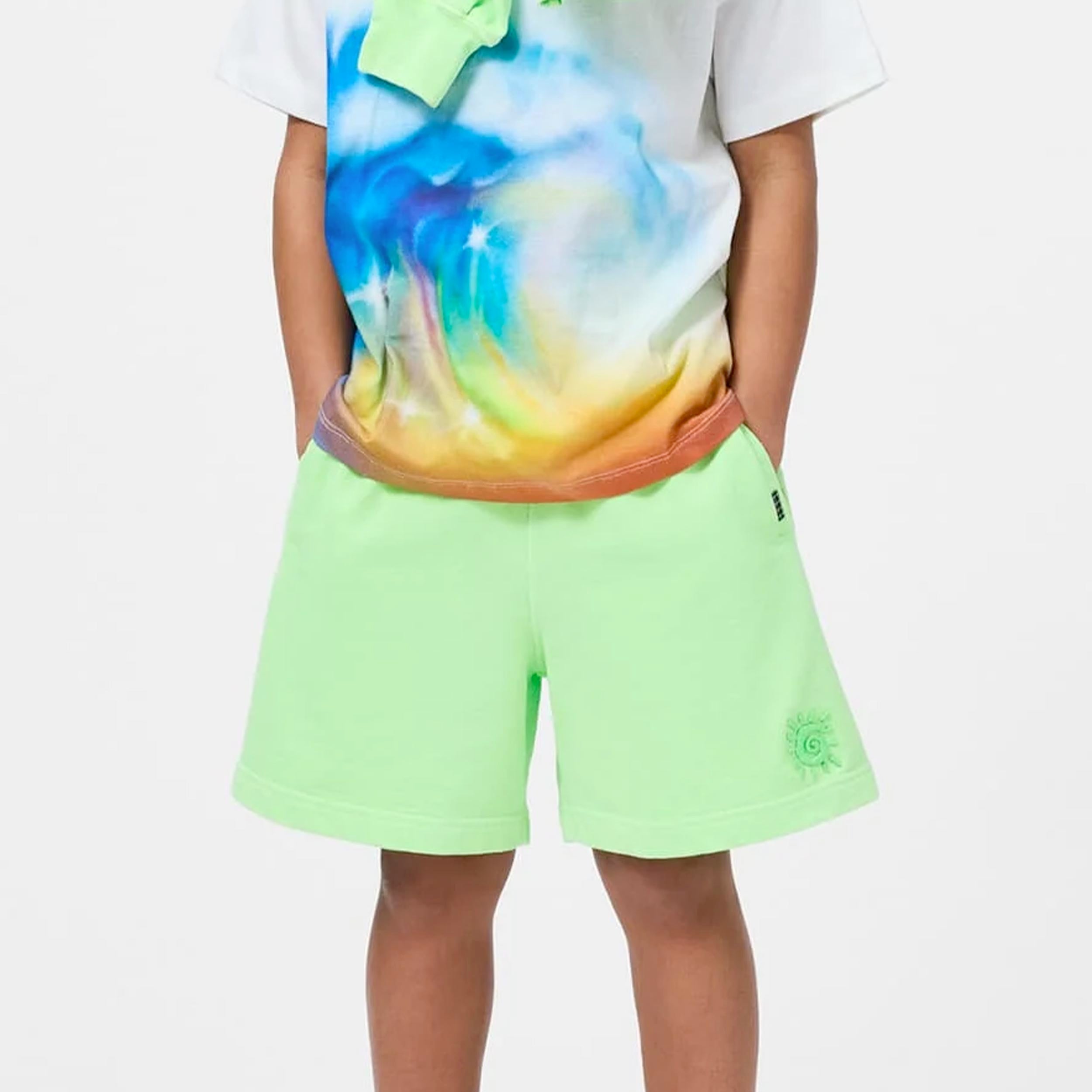 Neon Green Bermuda Shorts by MOLO