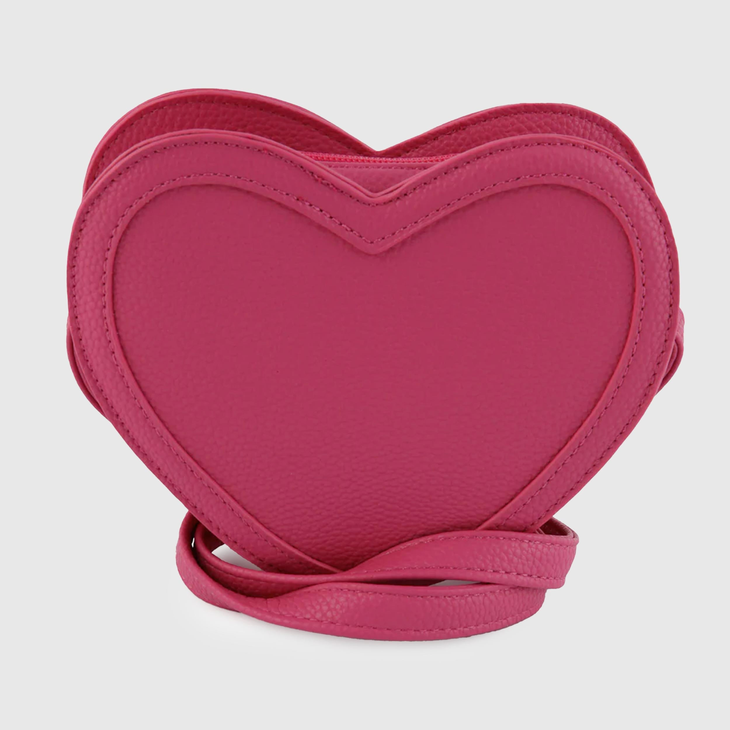 MOLO Heart-Shaped Faux Leather Shoulder Bag