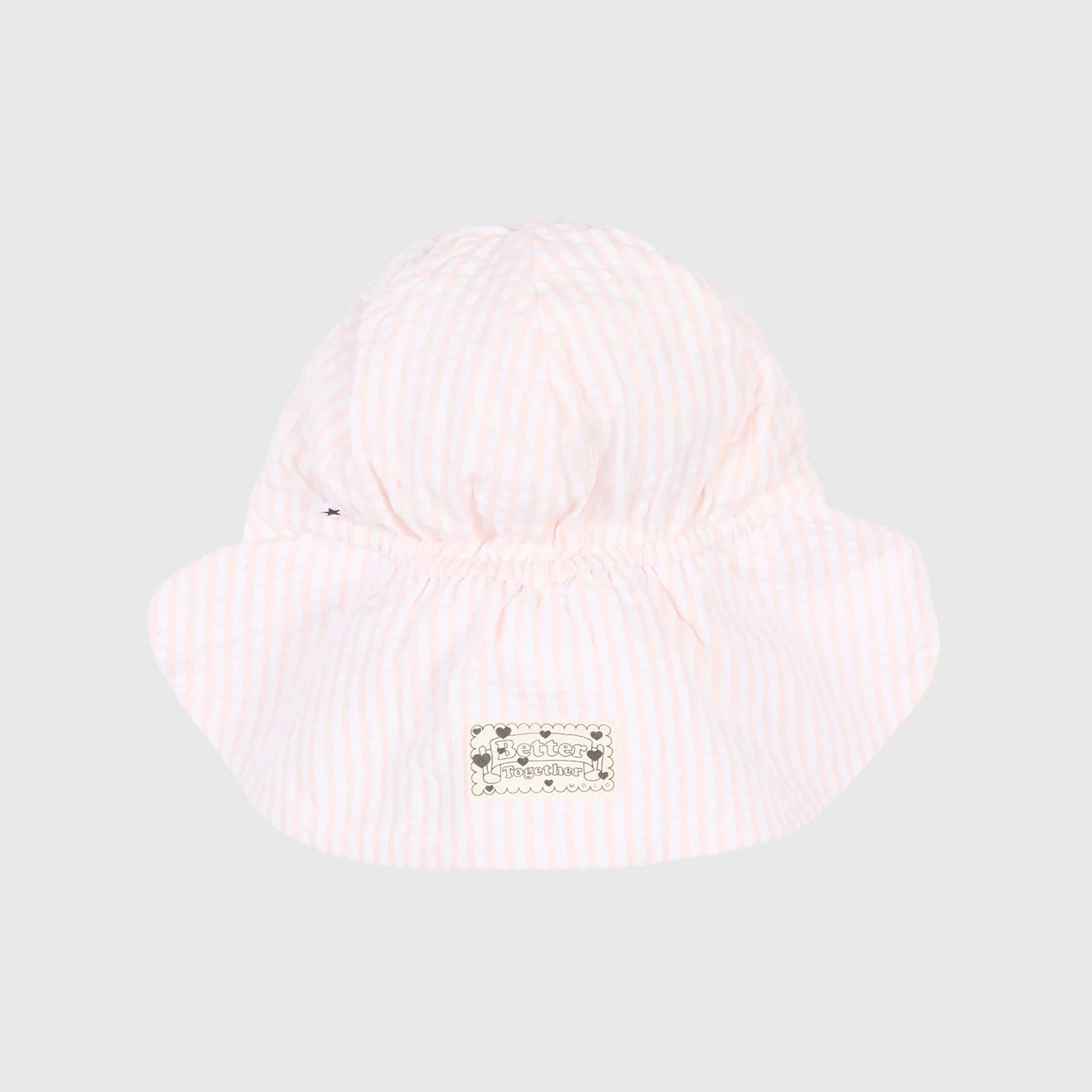 Cappellino Neo Rosa e Bianco a Righe Firmato MOLO
