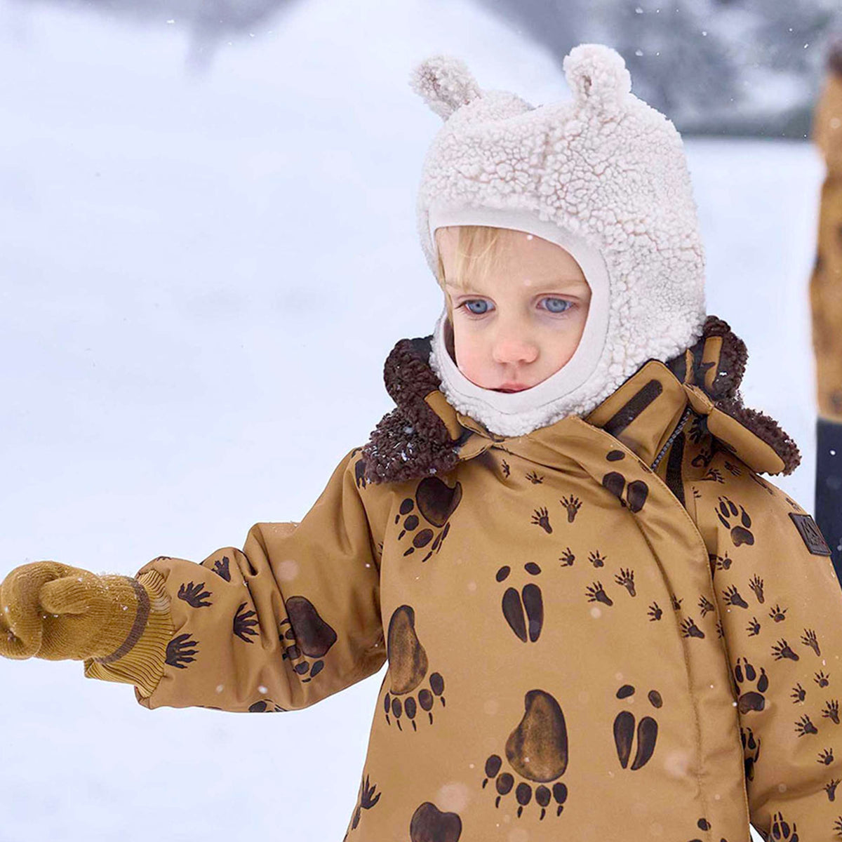 Beige Mountain Riding with Ears for Kids by MOLO