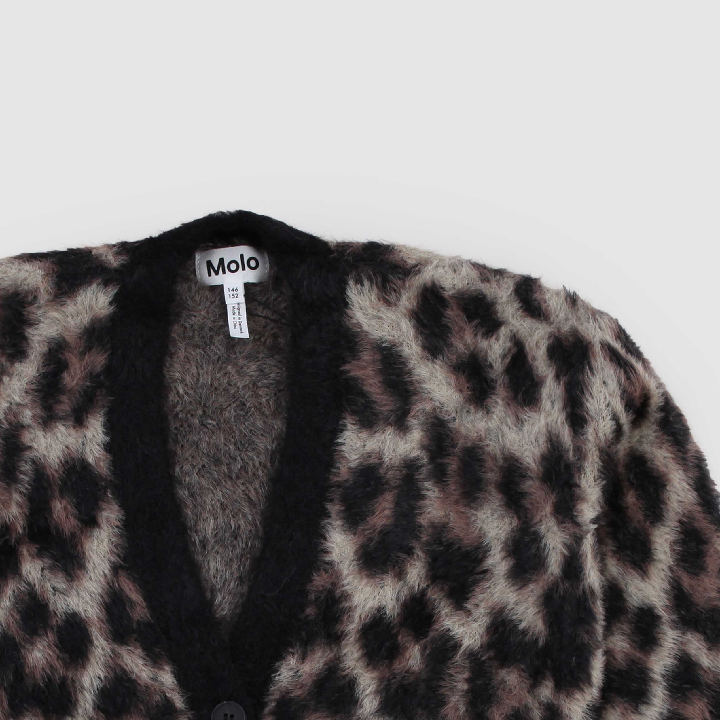 Black and Beige Cardigan V-Model Signed MOLO