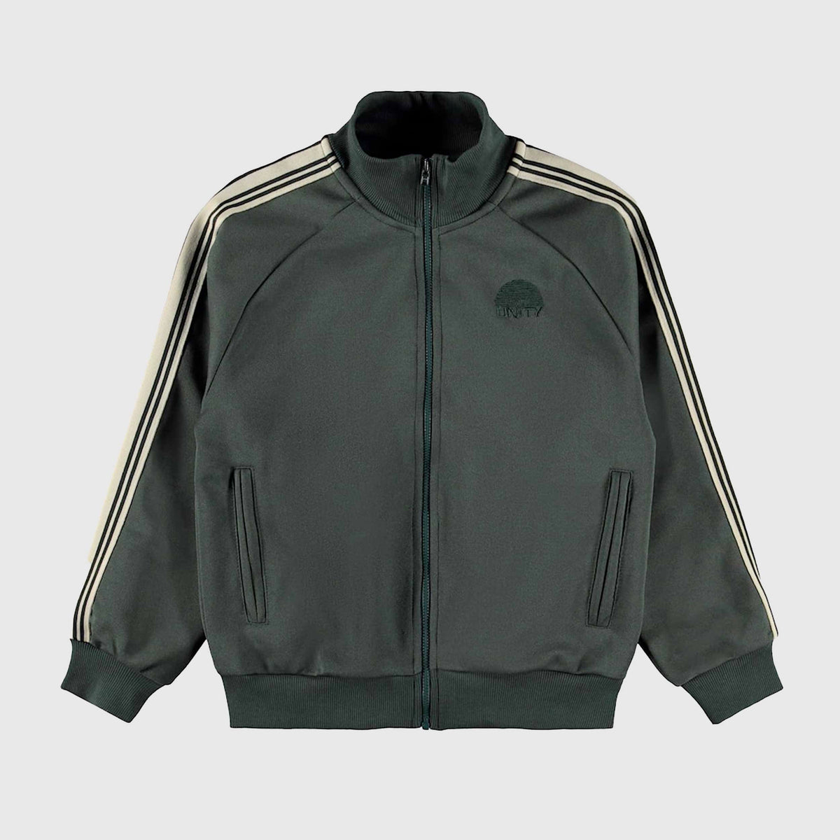 Organic Cotton Green Sweatshirt with Zip by MOLO