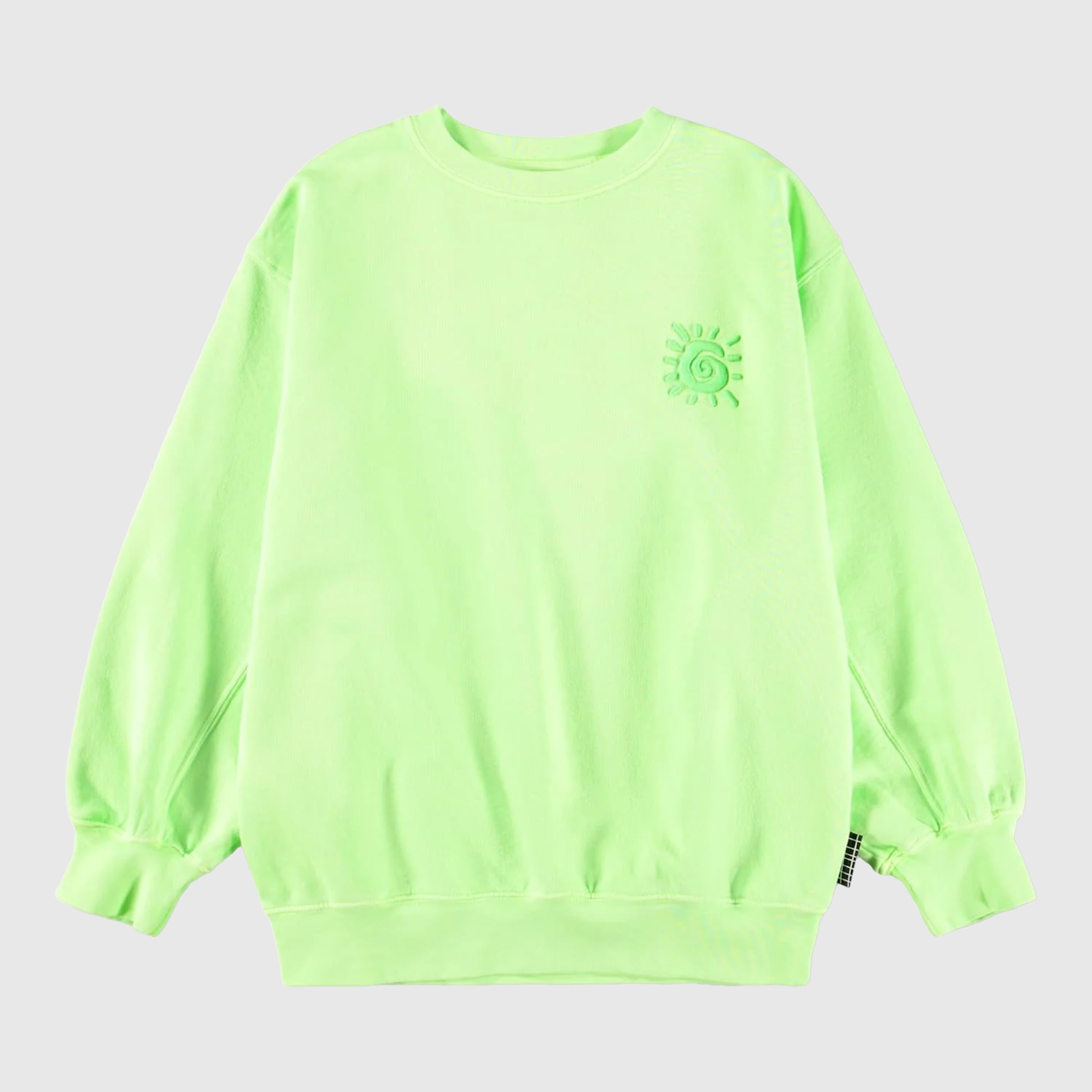 Green Sweatshirt with Embroidery by MOLO