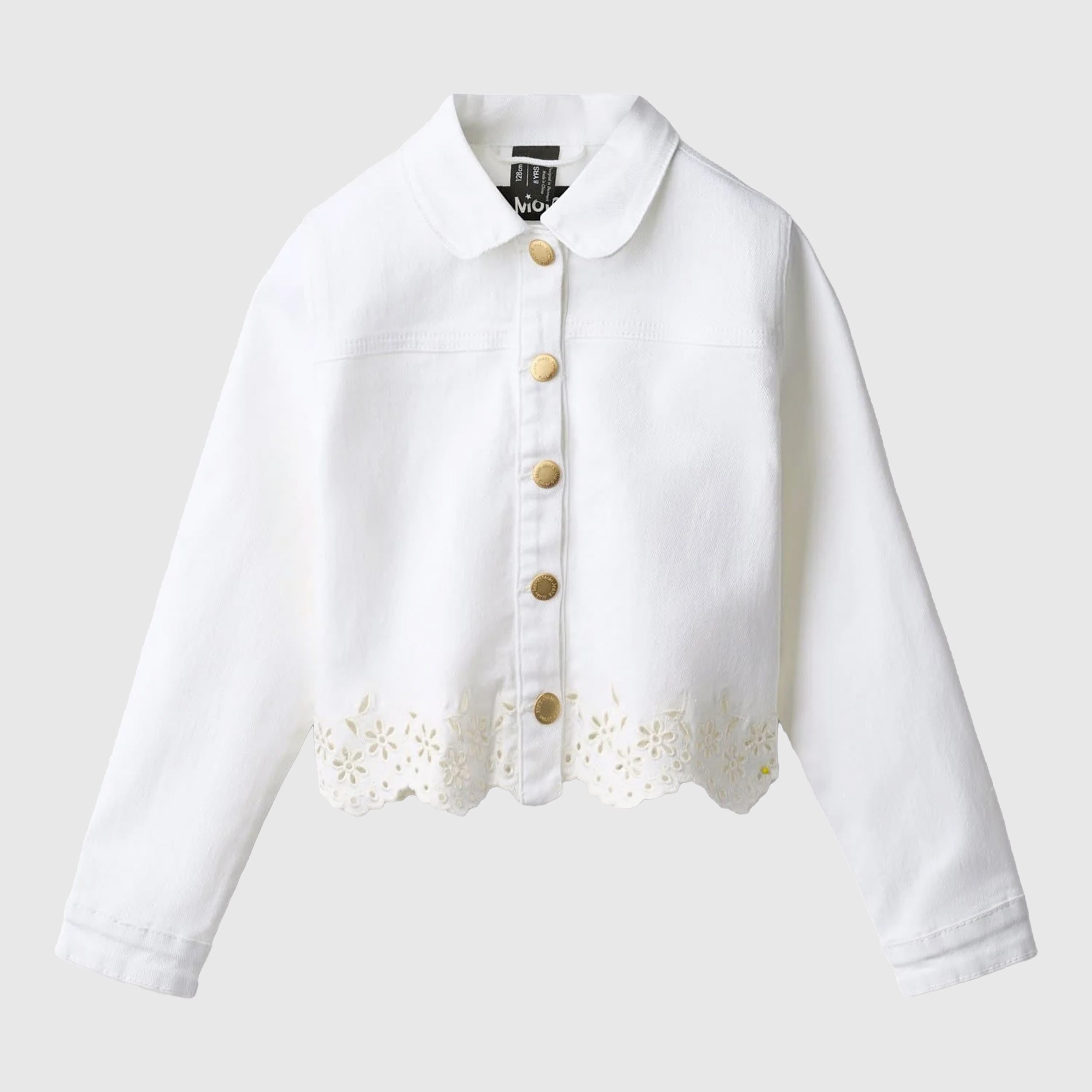 White Jacket with Gold Buttons by MOLO