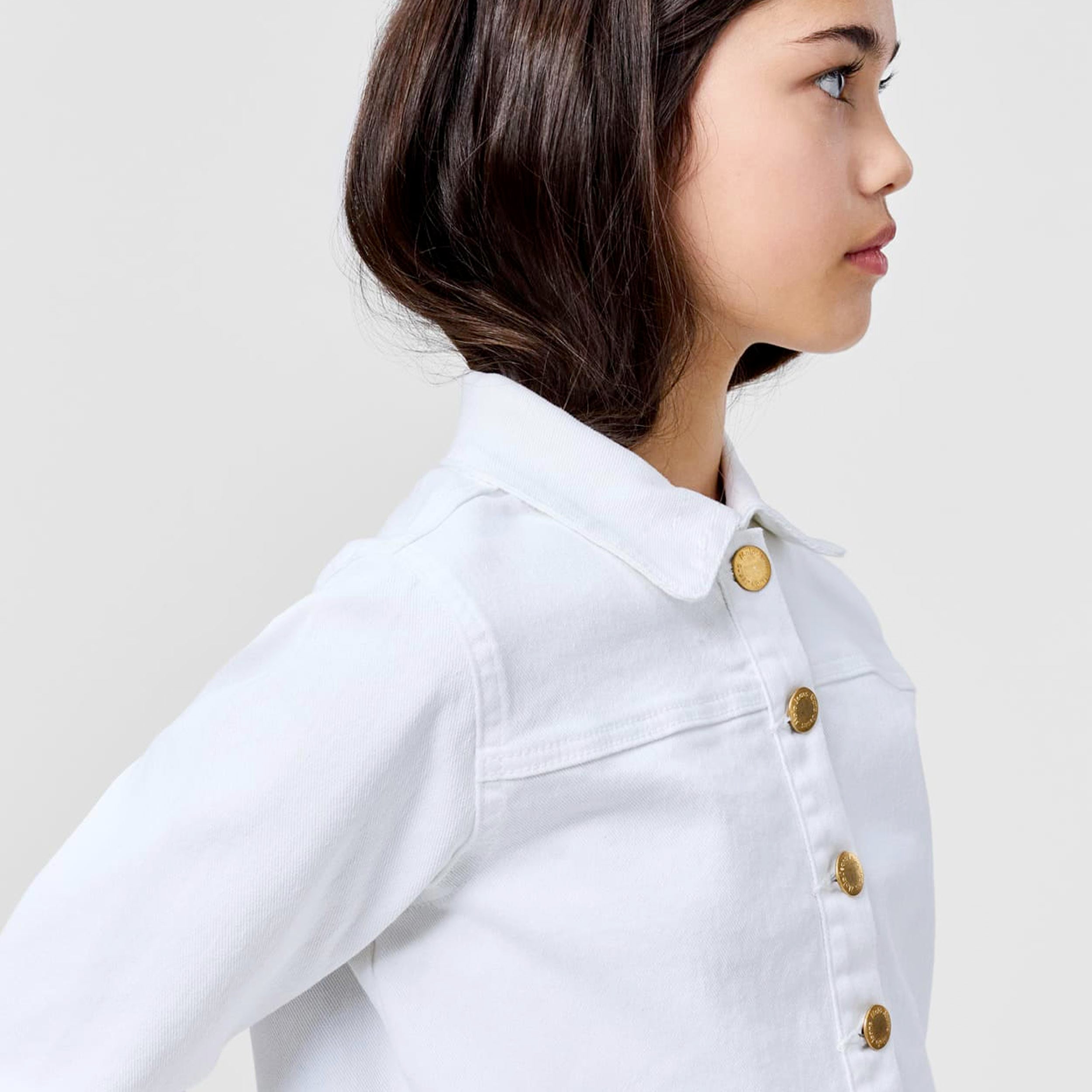 White Jacket with Gold Buttons by MOLO