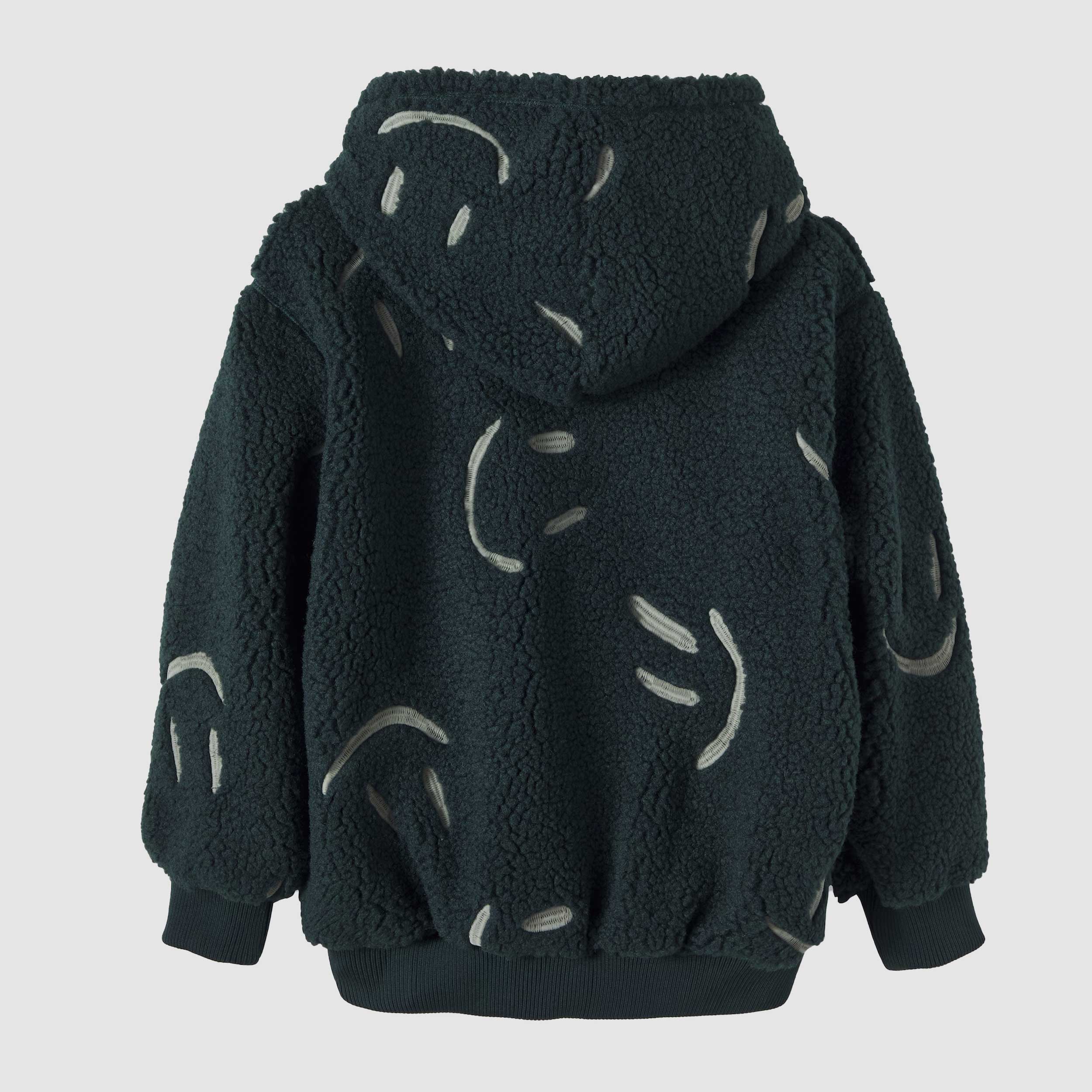 Sherpa and Smile Hooded Jacket for Kids by MOLO