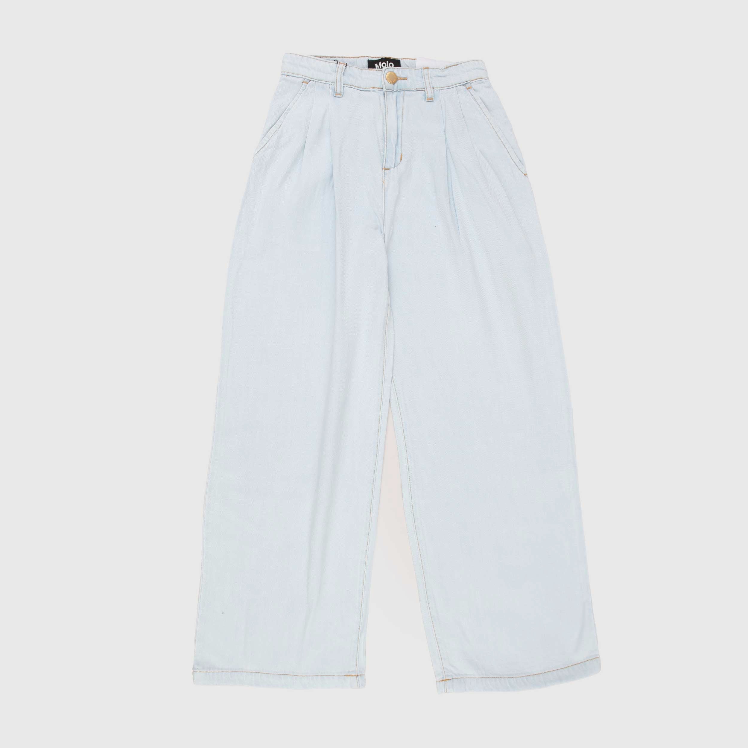 Pantalone in Denim Chiaro Firmato MOLO