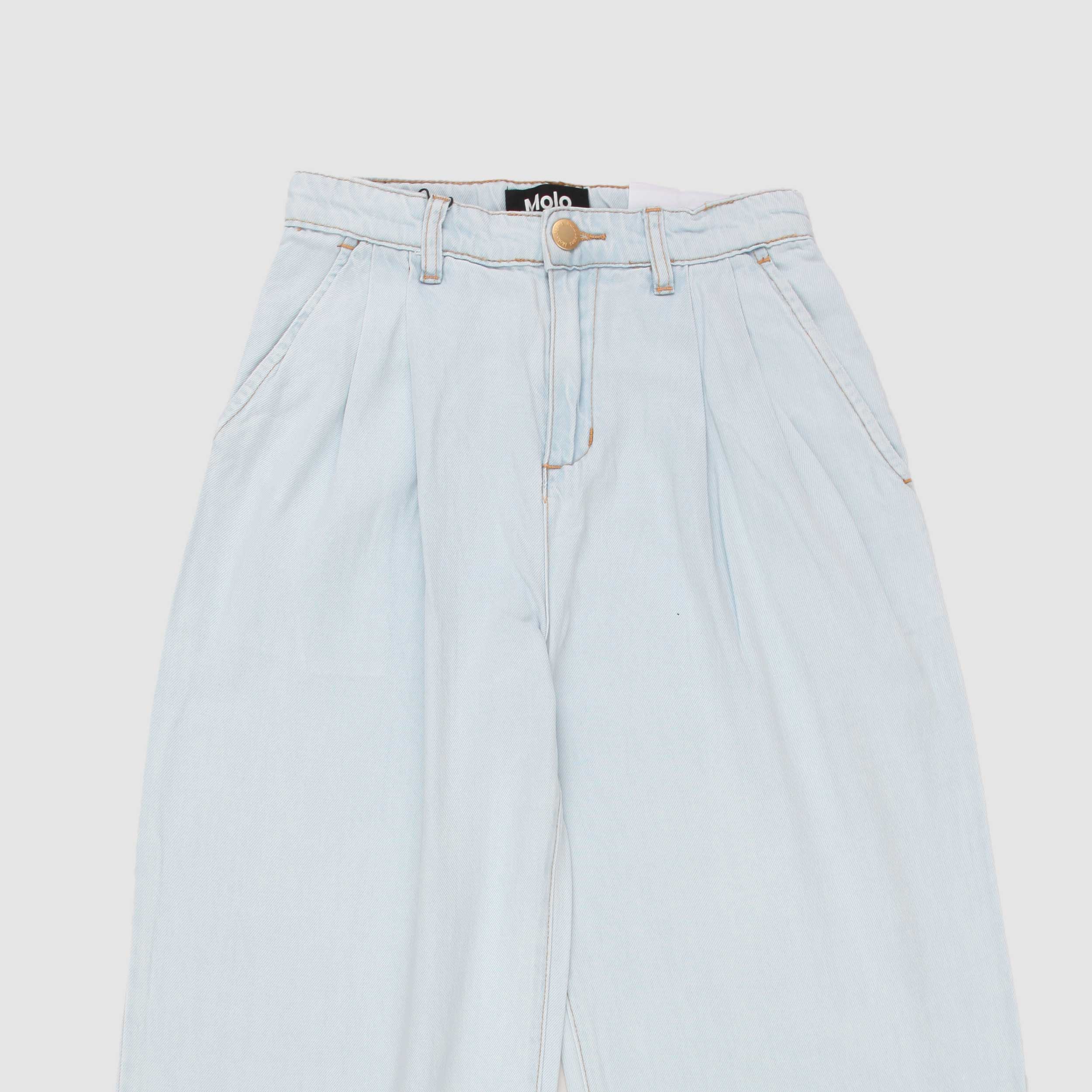Pantalone in Denim Chiaro Firmato MOLO