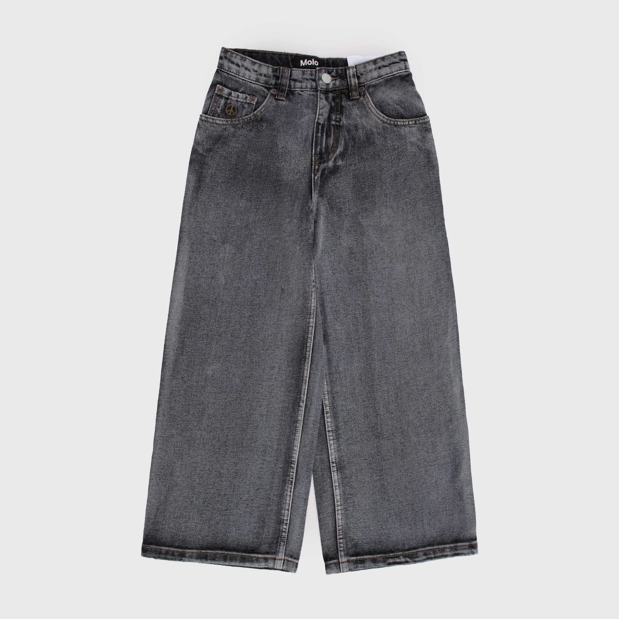 Anthracite Jeans Model Five Pockets Signed MOLO