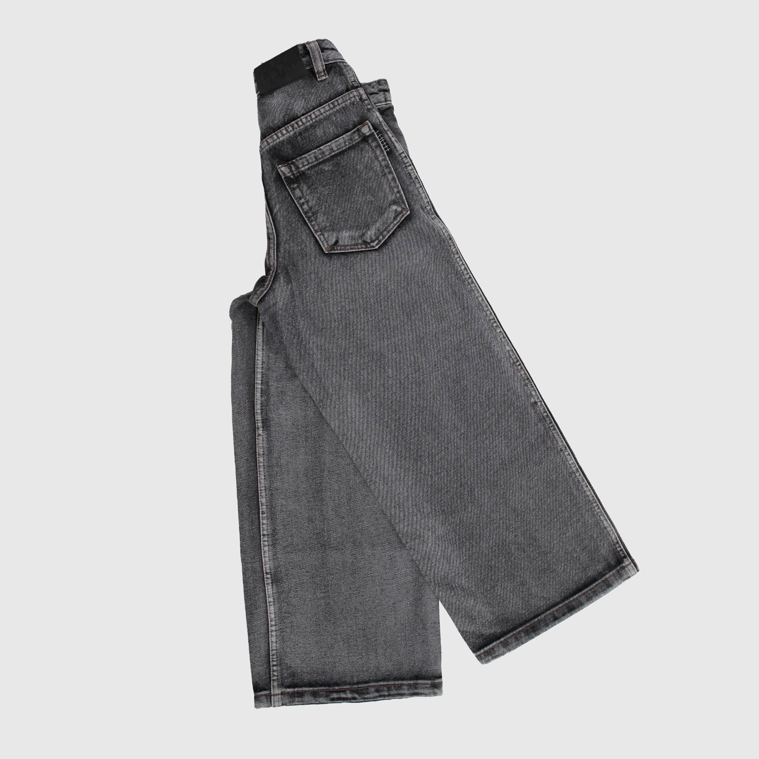 Anthracite Jeans Model Five Pockets Signed MOLO