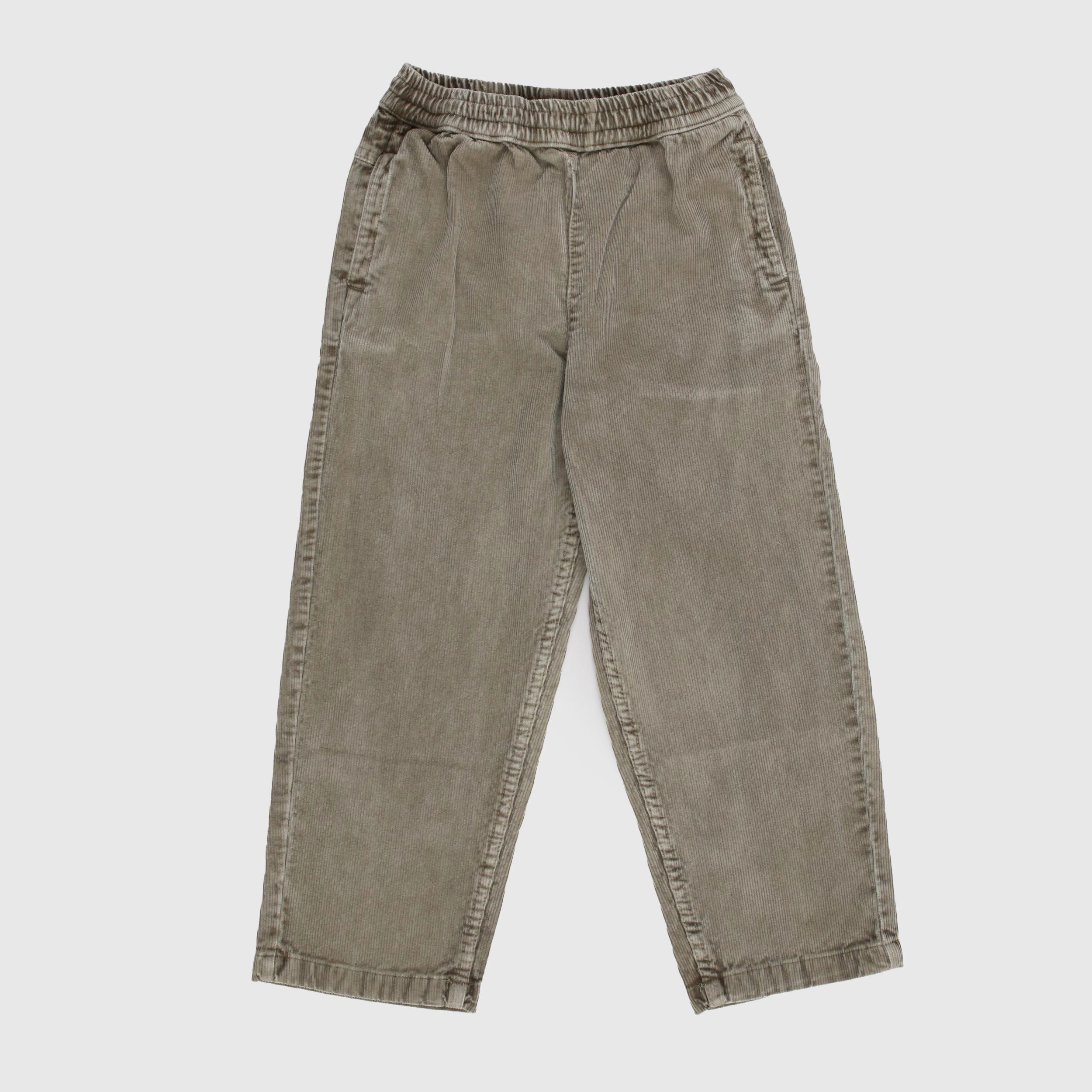 Green Ribbed Velvet Trousers Signed MOLO