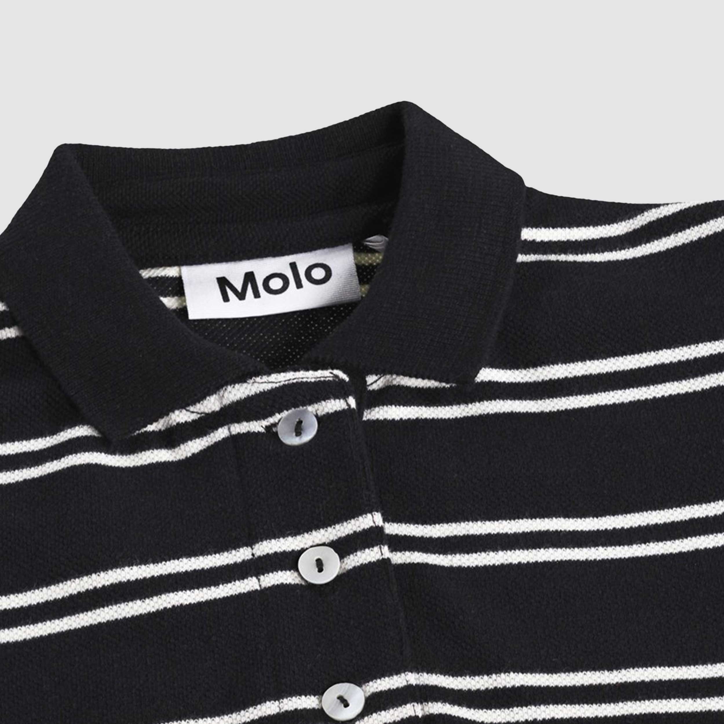 Polo Maniche Corte A Righe Firmata MOLO