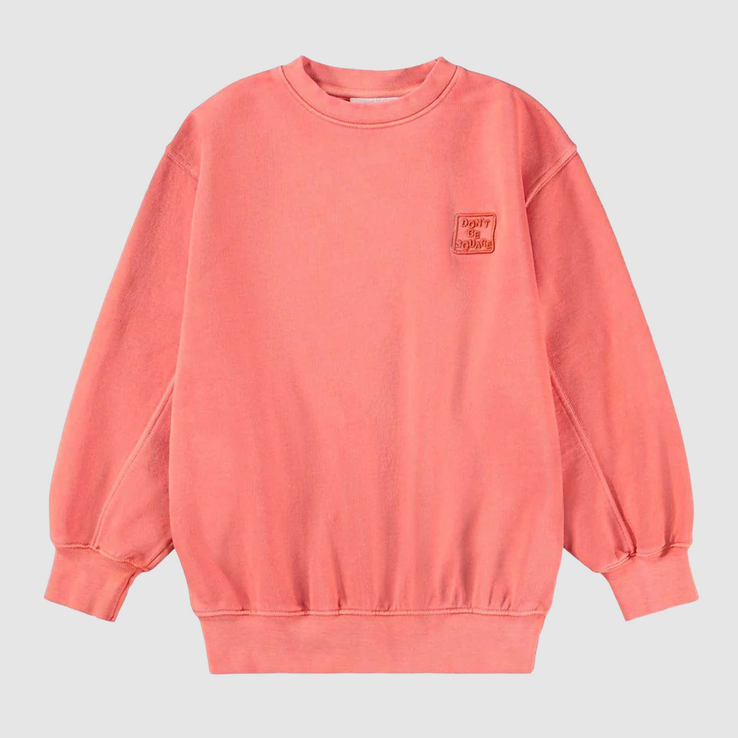 Felpa Rosso Chiaro con Dettaglio Firmata MOLO