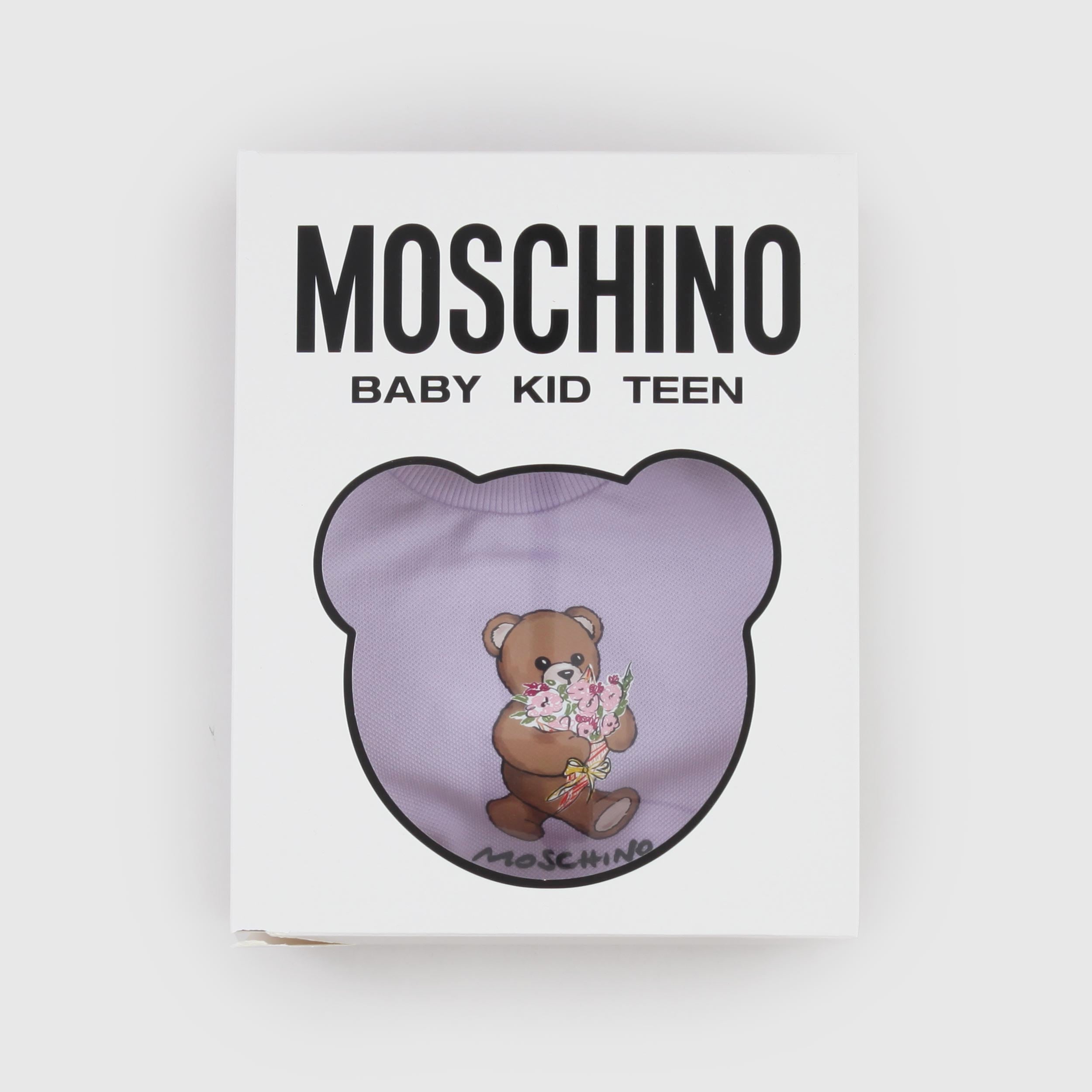 Moschino Wisteria Ribbed Neck Dress