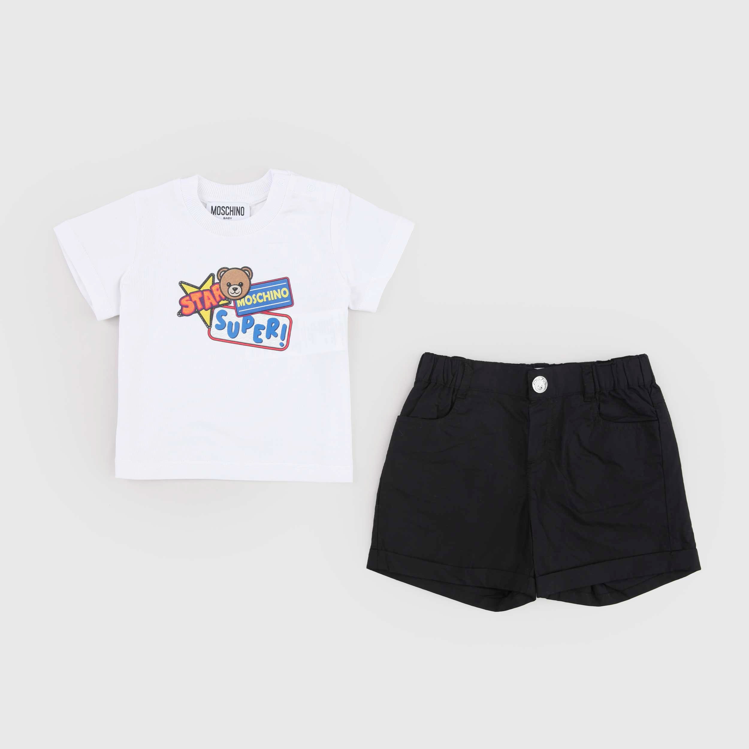 Completo T-shirt e Shorts Firmato MOSCHINO