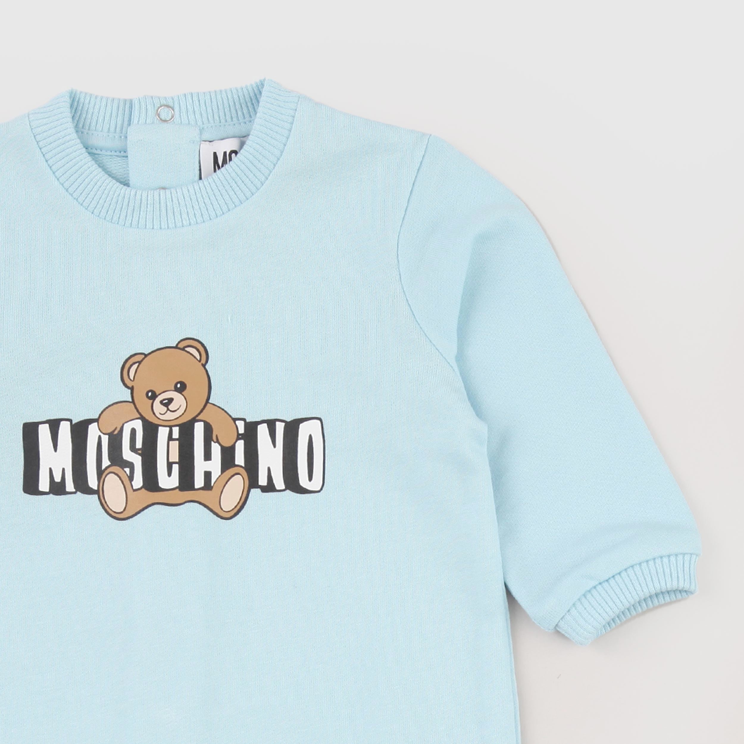 Tutina Celeste Apertura sul Retro Firmata MOSCHINO