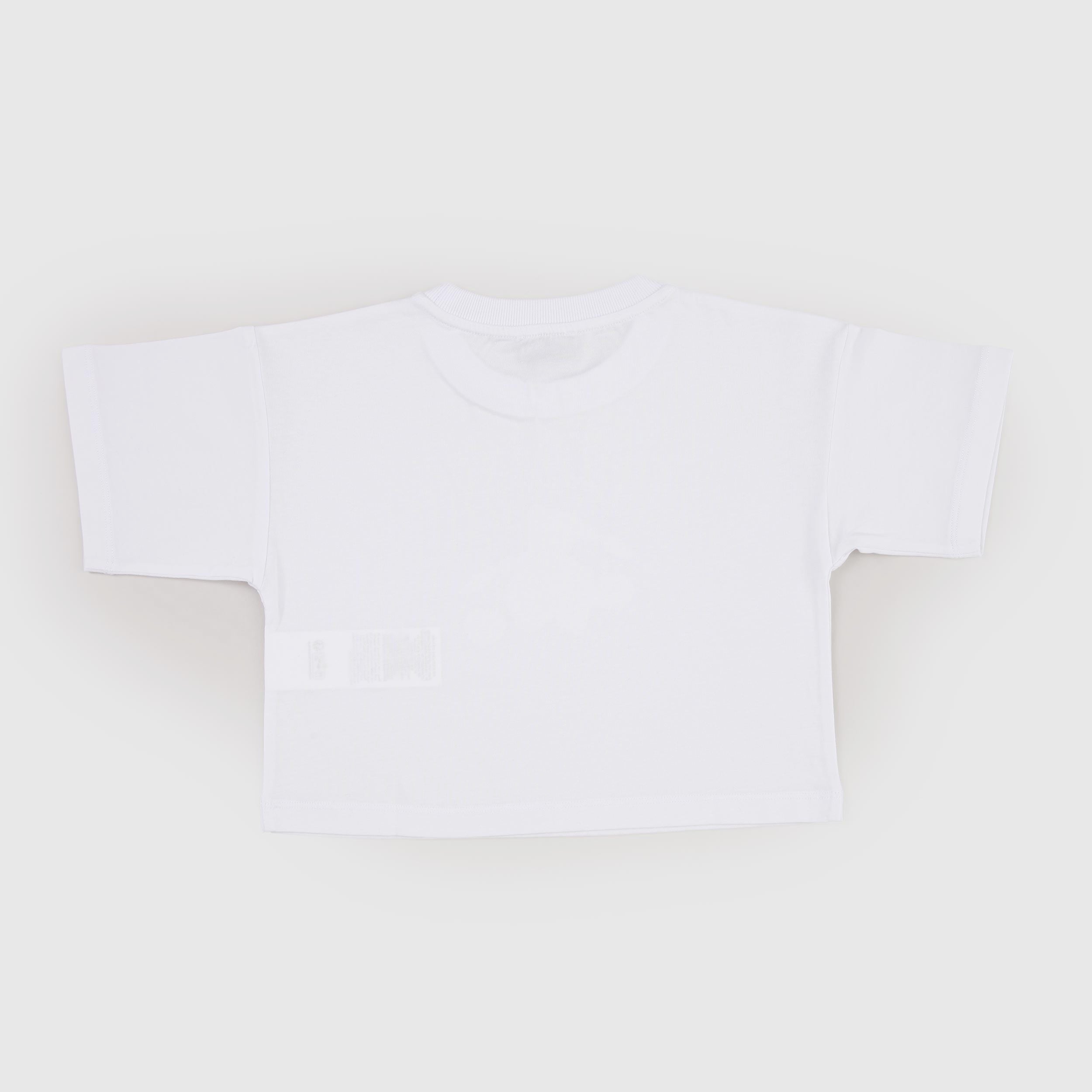 T-shirt Bianca Modello Scatoletta Firmata MOSCHINO