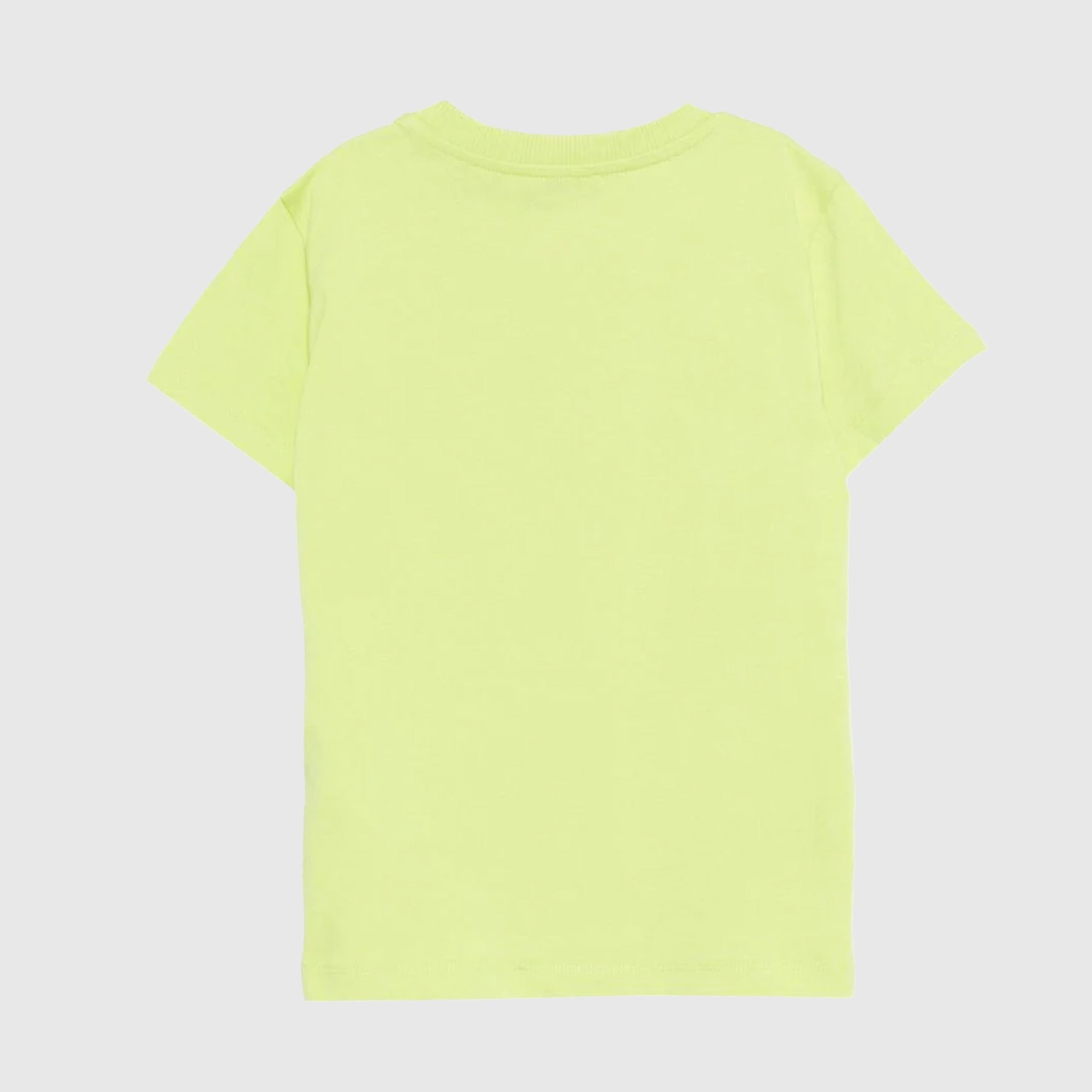 T-shirt Verde Acido Firmata MOSCHINO