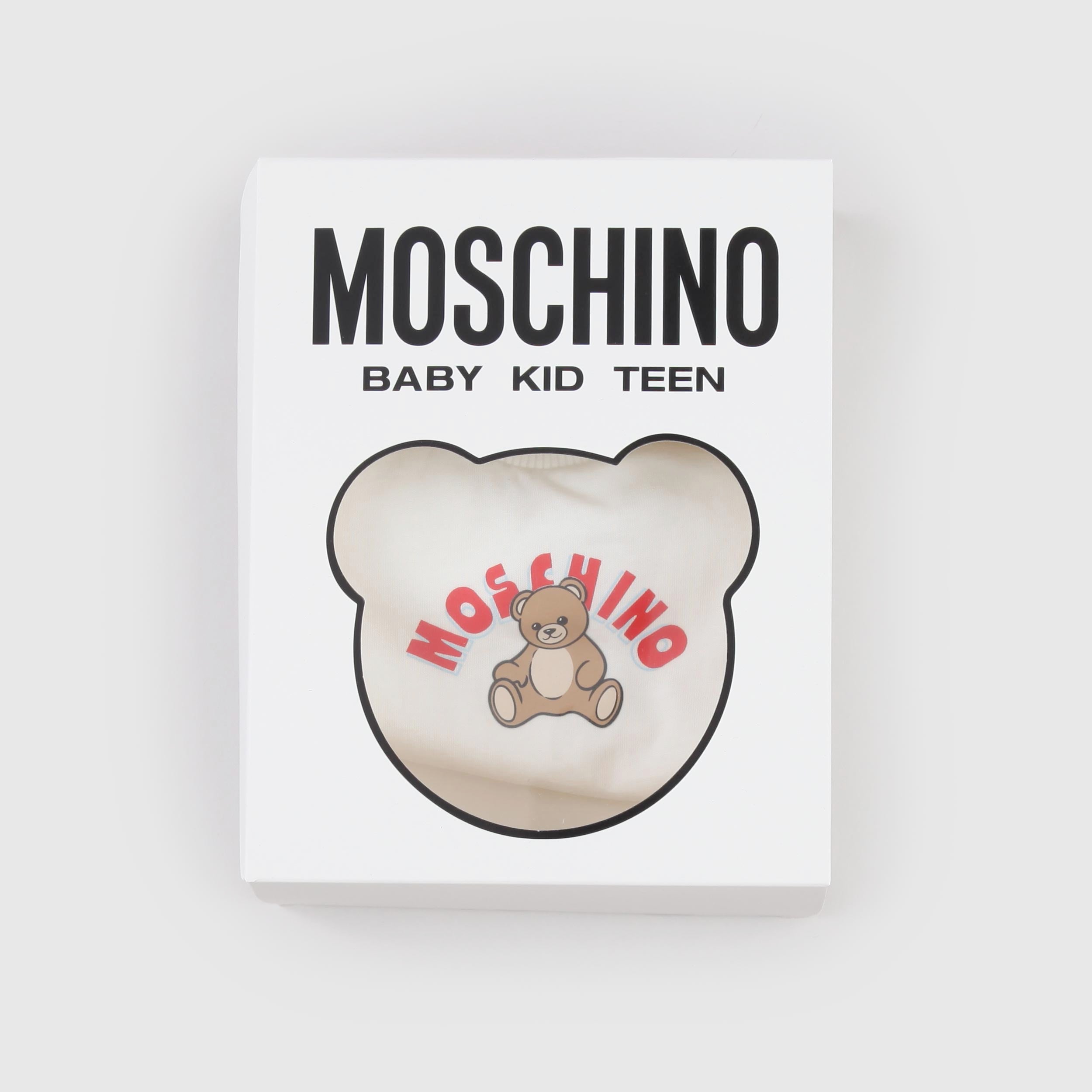 Tutina Bianca con Doppia Apertura Firmata MOSCHINO