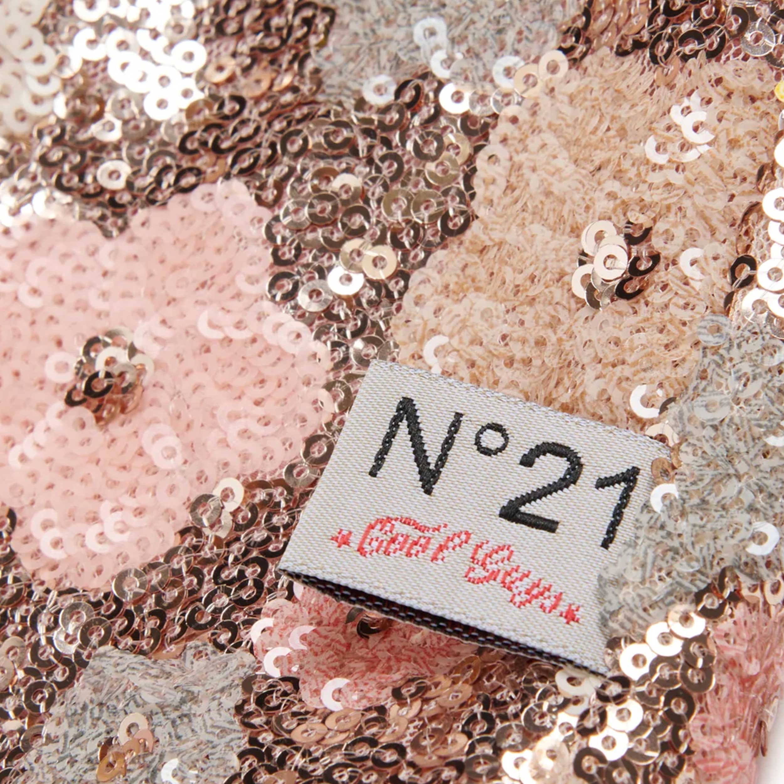 Bermuda Rosa Con Applicazione Paillettes Firmato N.21