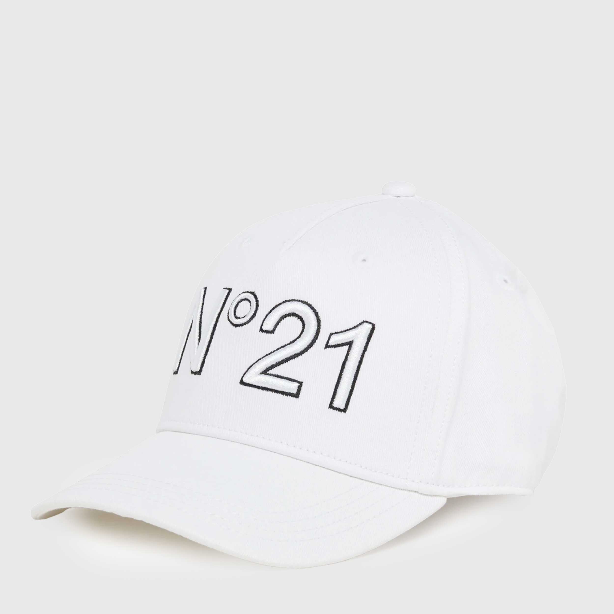 Cappello da Baseball in Gabardina Firmato N 21