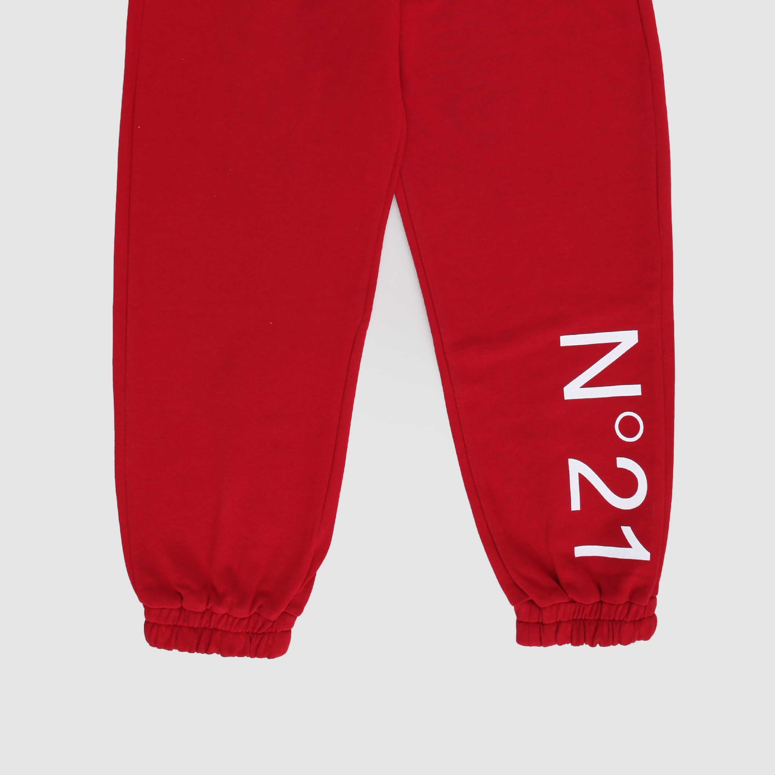 Pantalone Rosso con Coulisse e Logo by N. 21