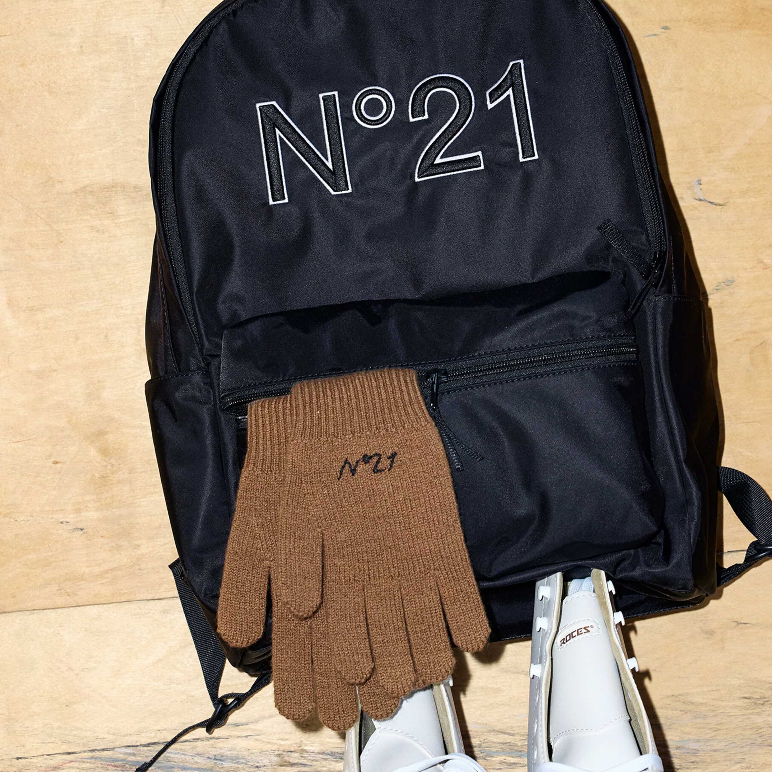 N 21 Signature Contrast Logo Statement Backpack