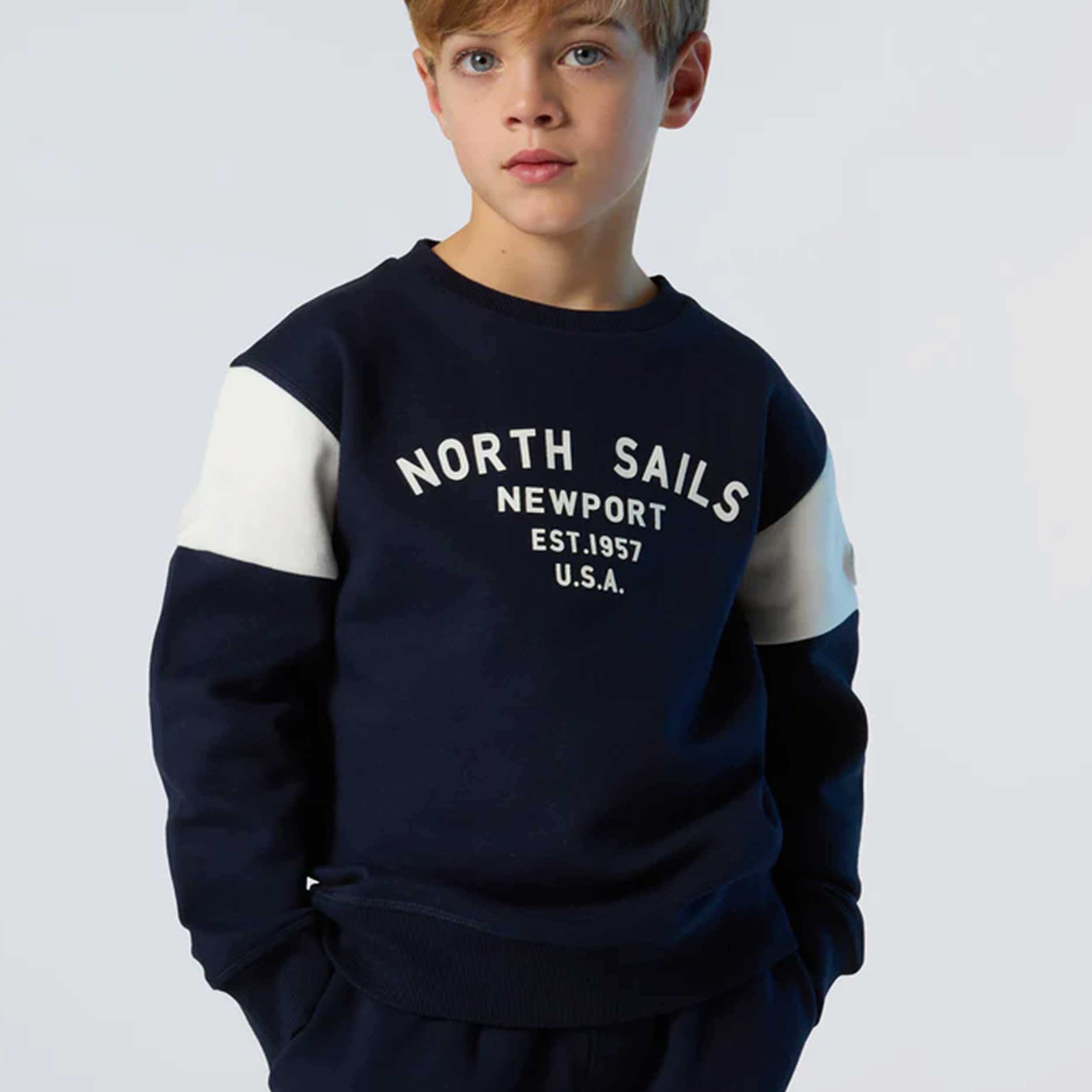 Completo Tuta Blu Due Pezzi Firmato NORTH SAILS