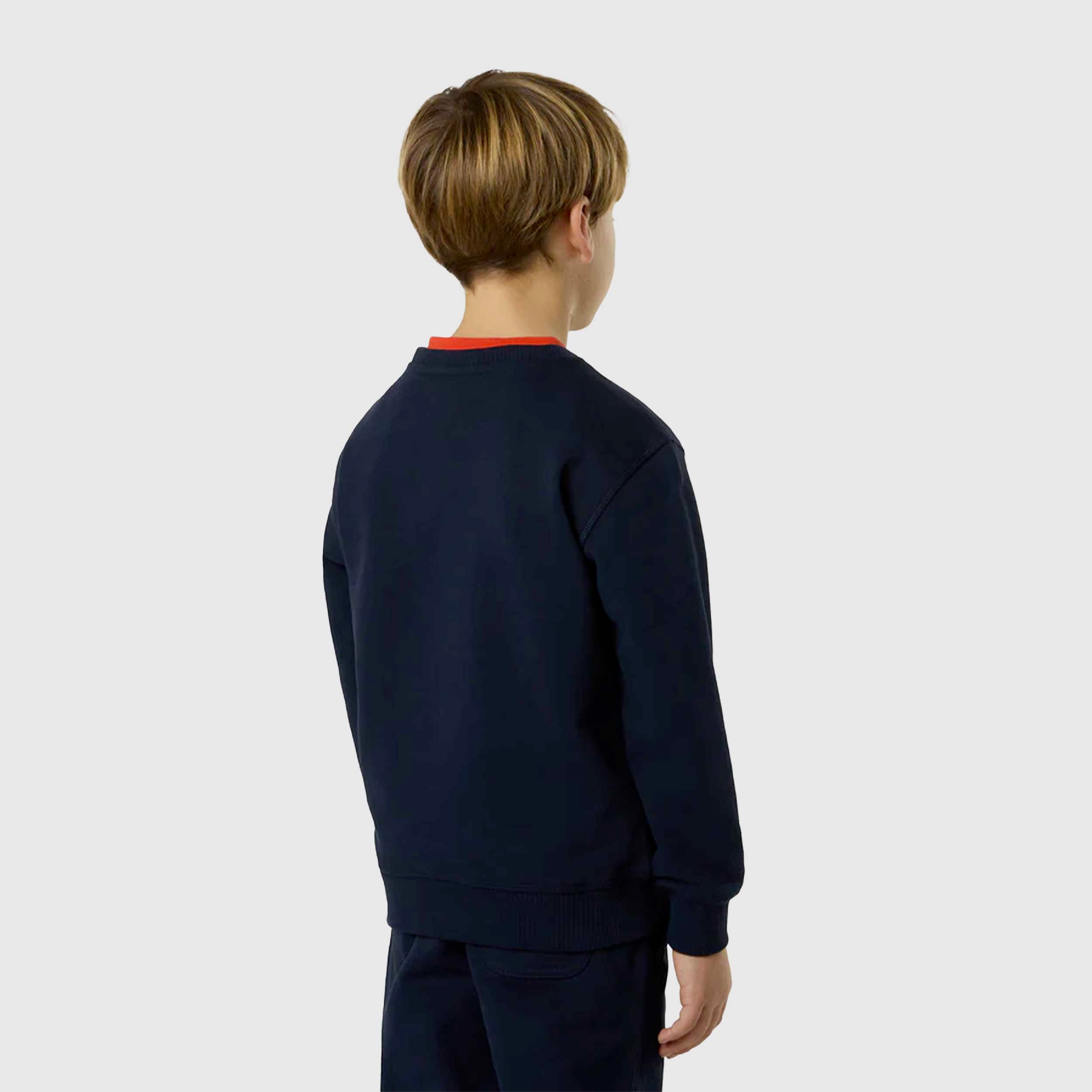 Felpa Blu con Patch Logo Ricamata Firmata NORTH SAILS