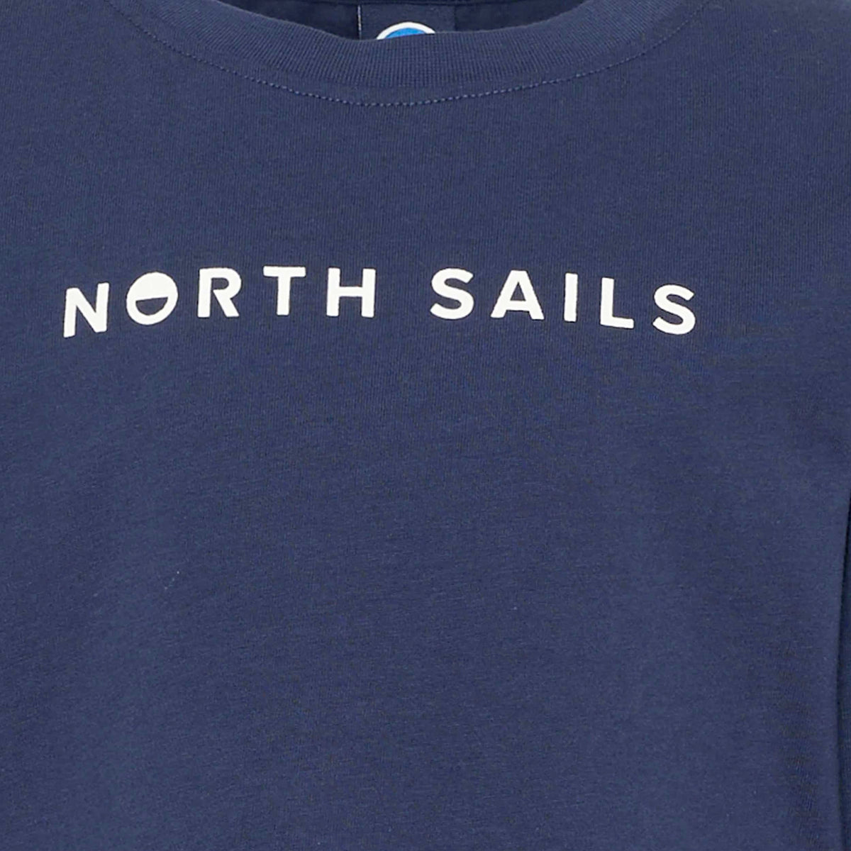 NORTH SAILS Boys' Blue White Logo Print Sweatshirt