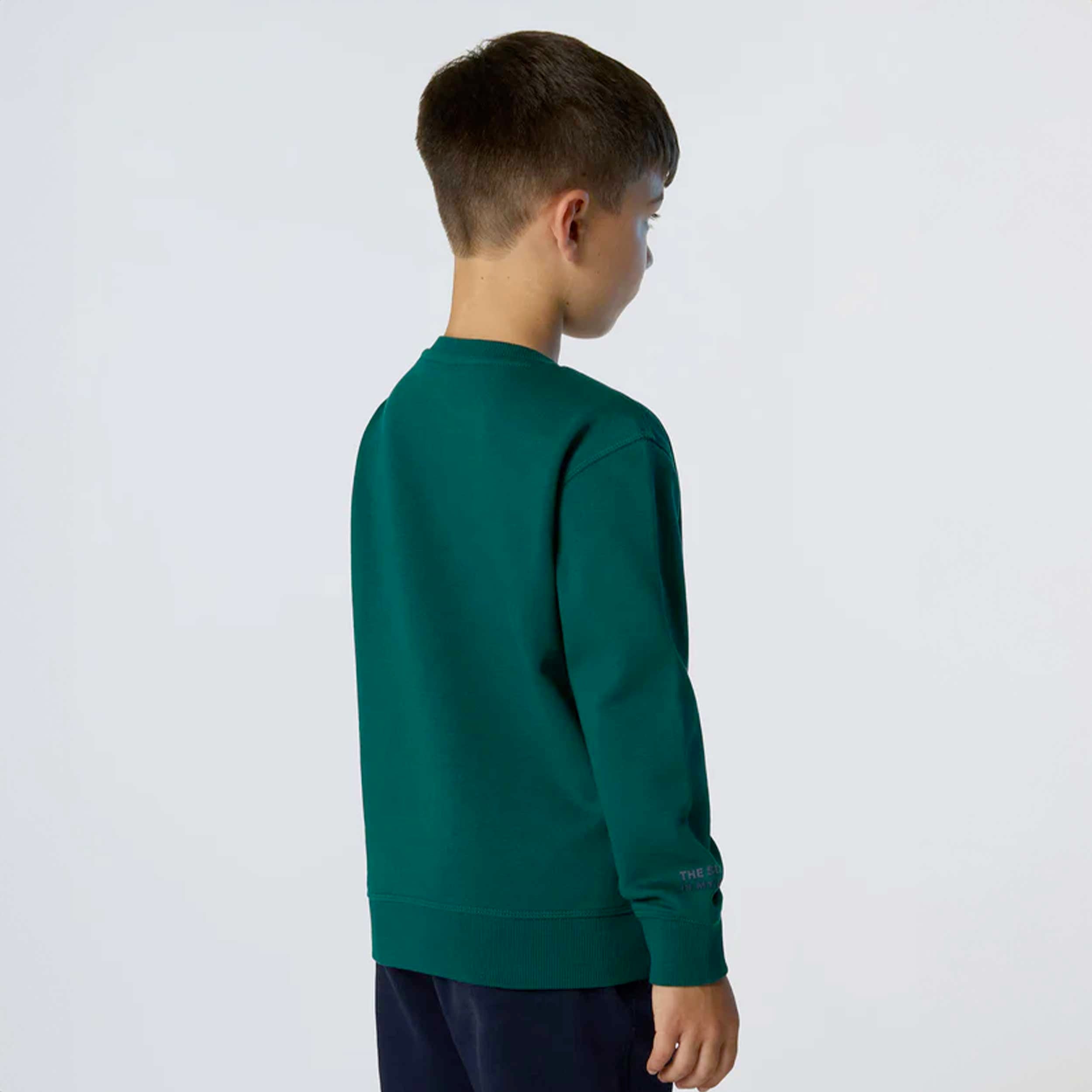 Felpa Verde Con Patch Logo Firmata NORTH SAILS