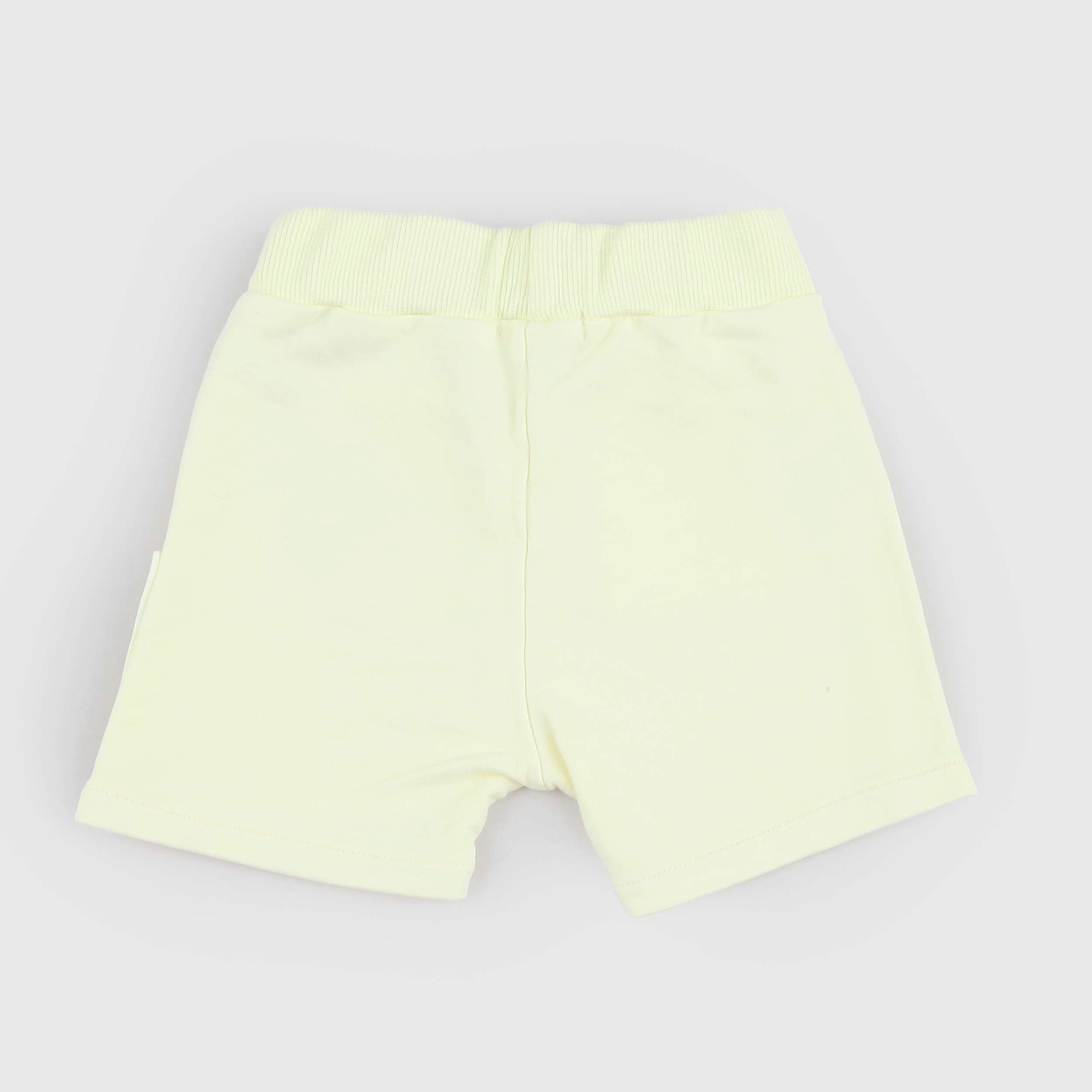 Shorts Color Giallo Firmati ONE MORE IN THE FAMILY