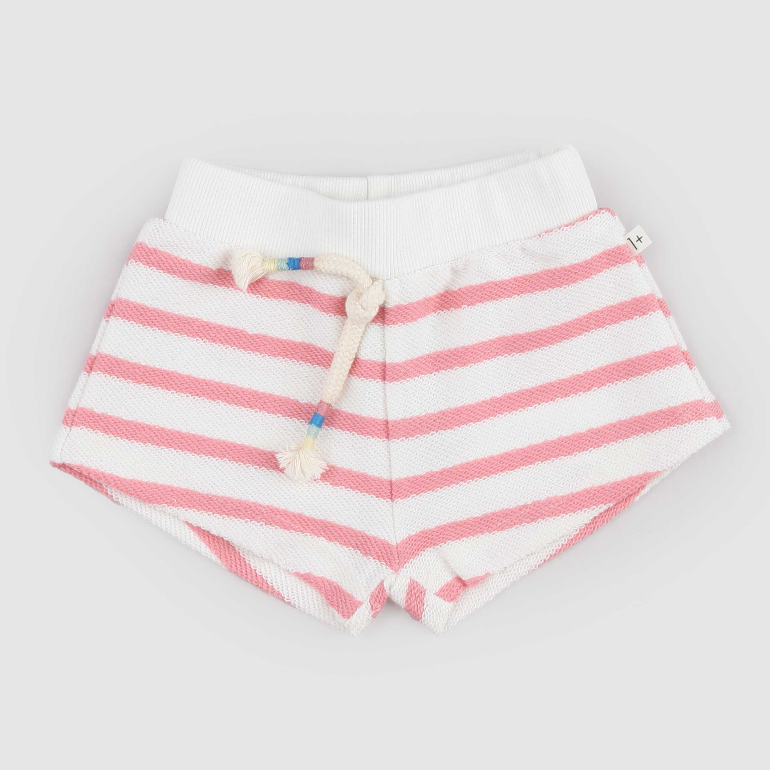 Shorts Color Latte e Salmone Firmati ONE MORE IN THE FAMILY