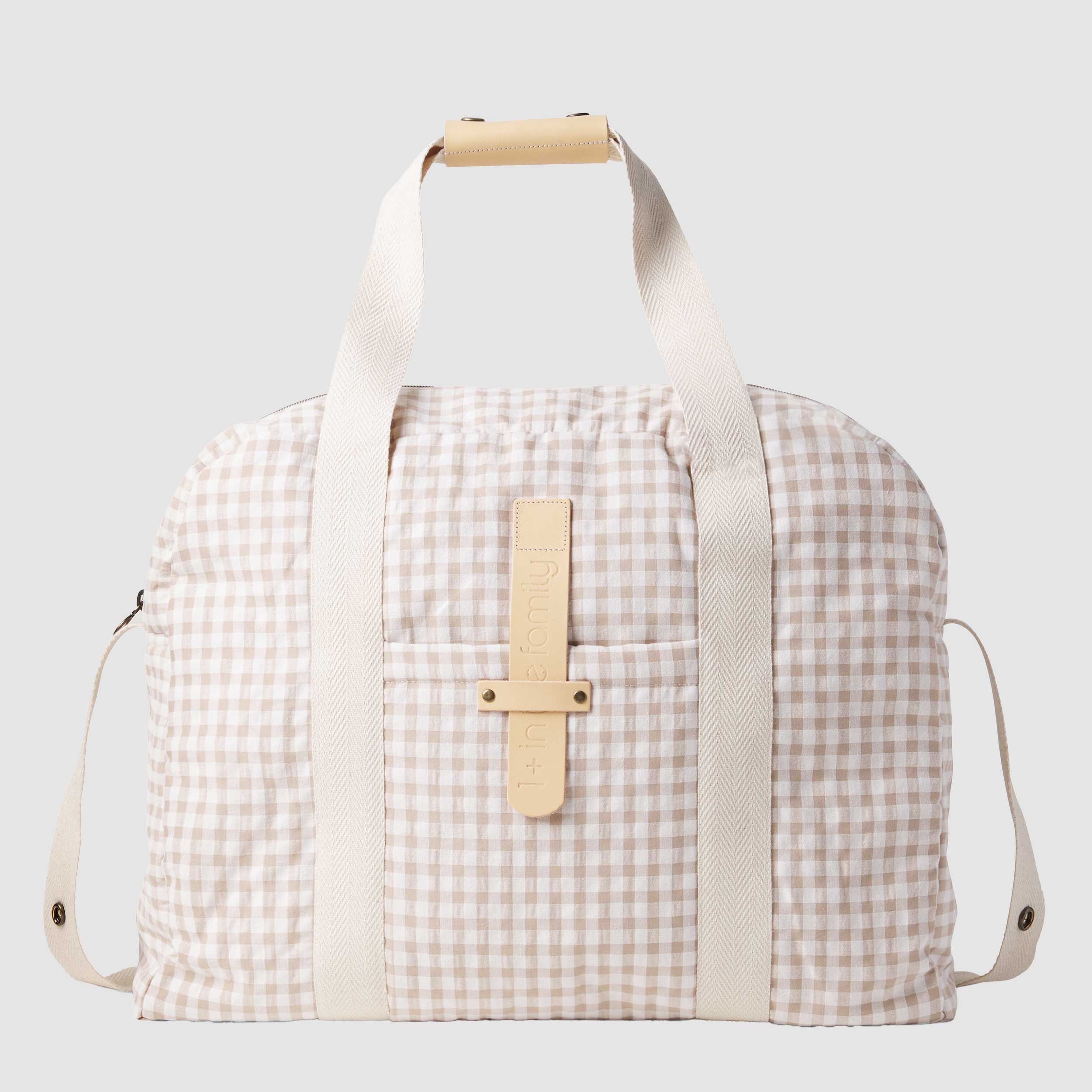 Borsa Fasciatoio Mamma a Quadri Firmata ONE MORE IN THE FAMILY