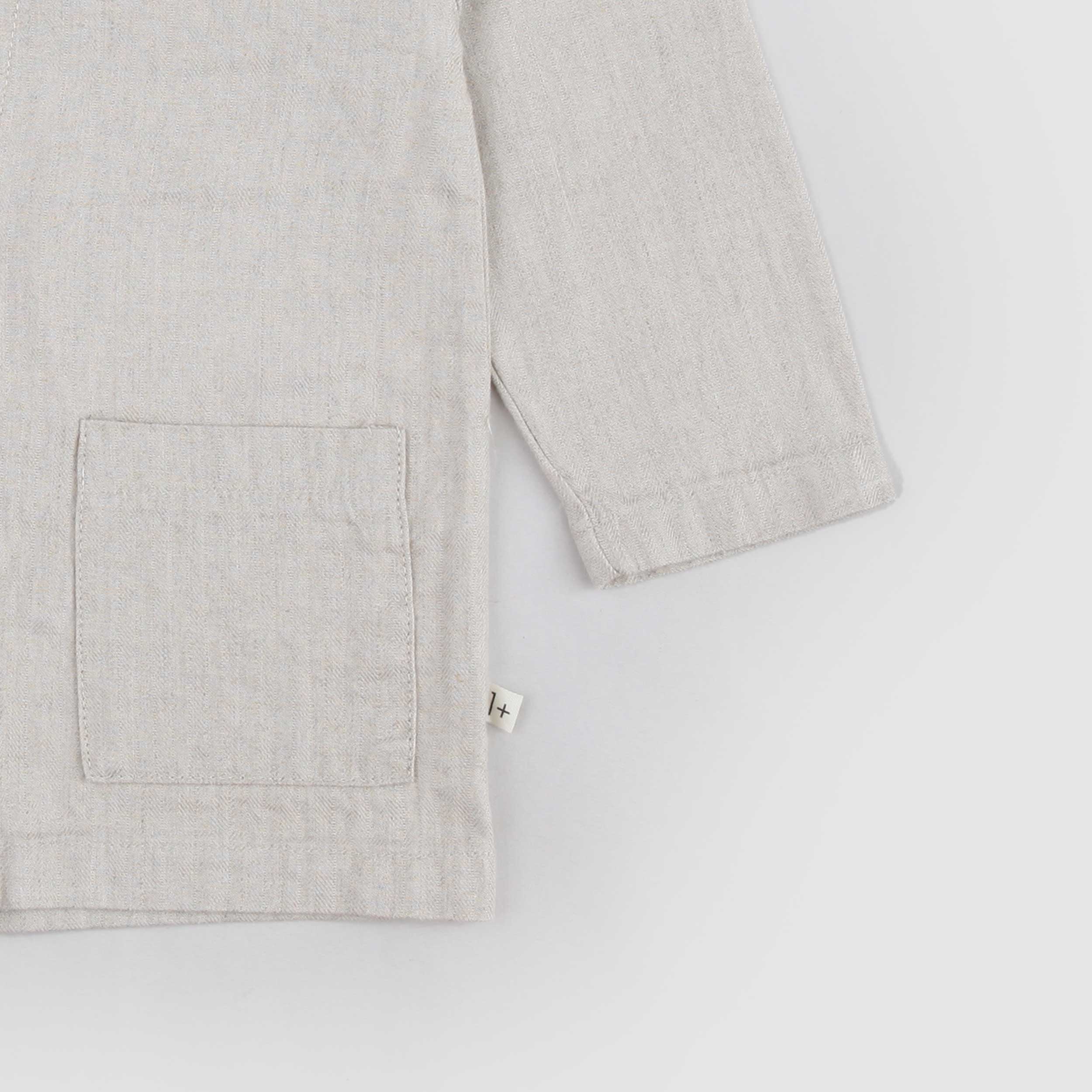 Giacca Beige con Taschino Firmata ONE MORE IN THE FAMILY